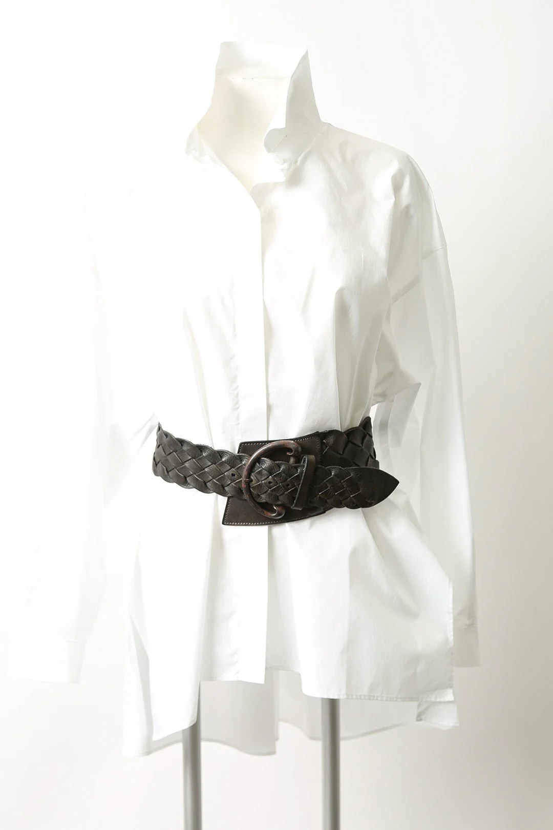 GIACOMO WOVEN BELT IN LEATHER - Image 3