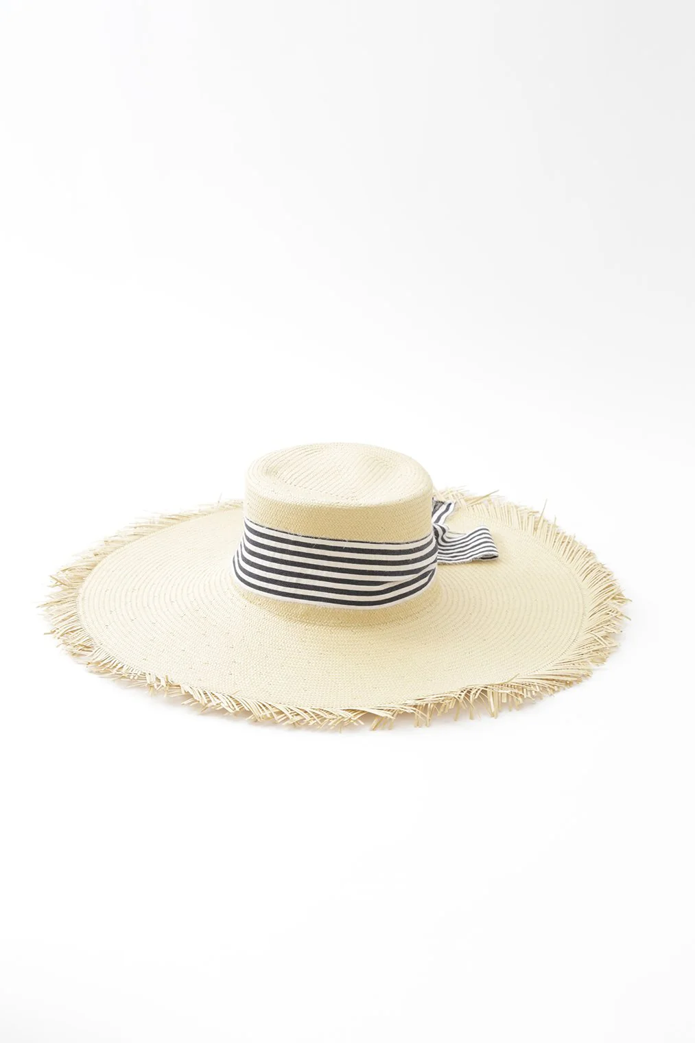 NATURAL FLOPPY HAT IN STRAW - Image 3