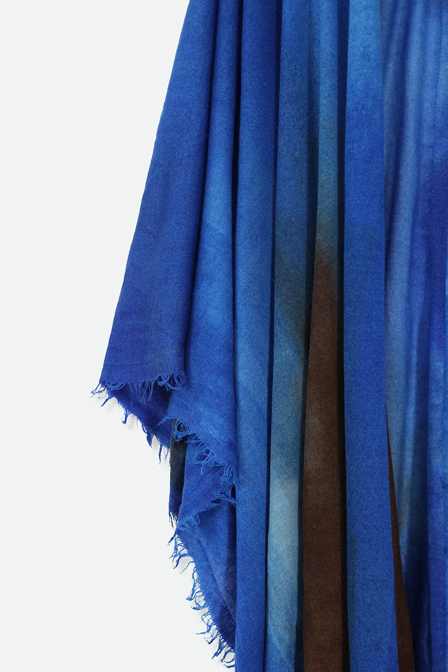 ROSELLA HANDPAINTED CASHMERE CARDIGAN IN COBALT BLUE - Image 3