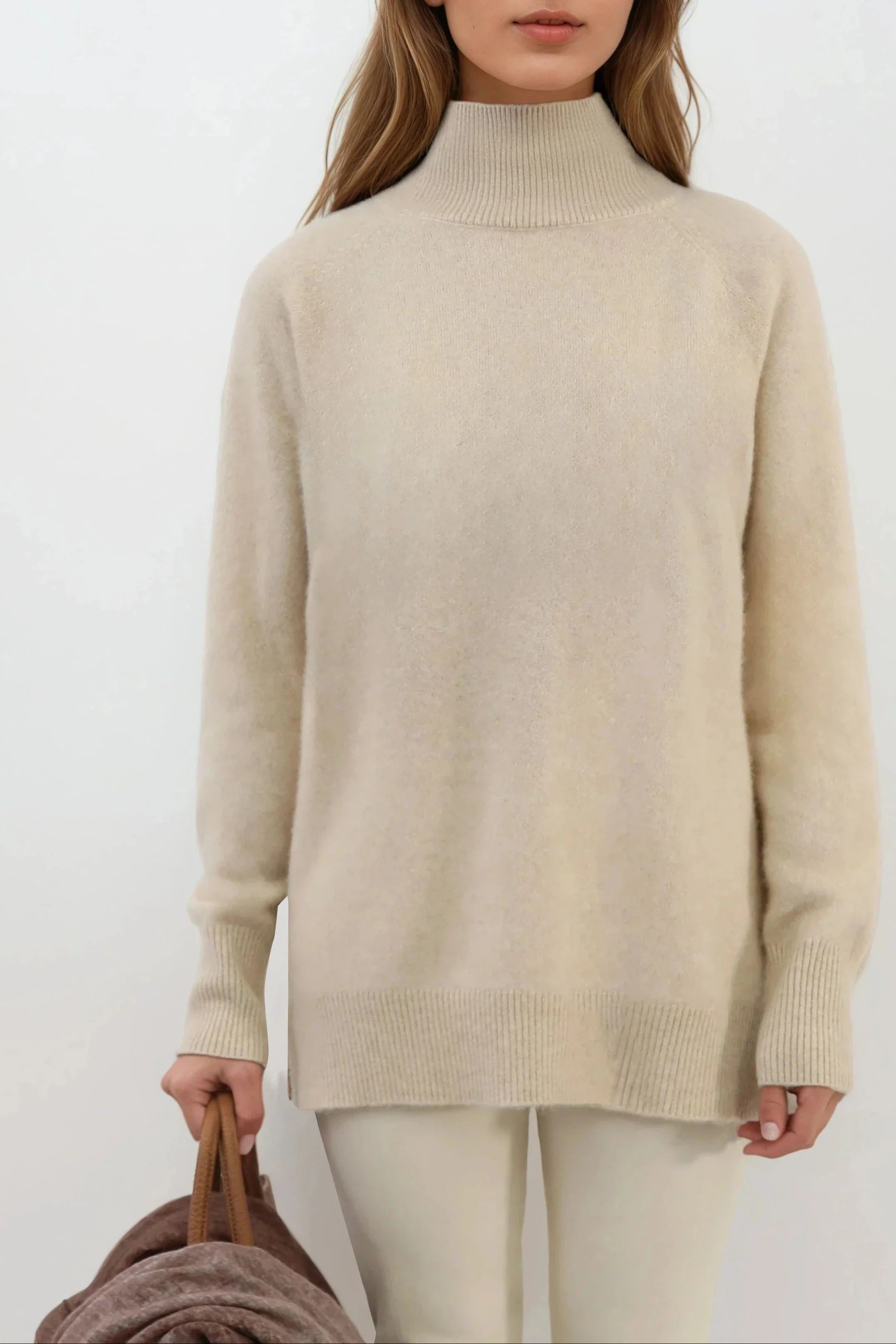 ISLAY TURTLENECK SWEATER IN ITALIAN SPUN CASHMERE SILK - Image 8