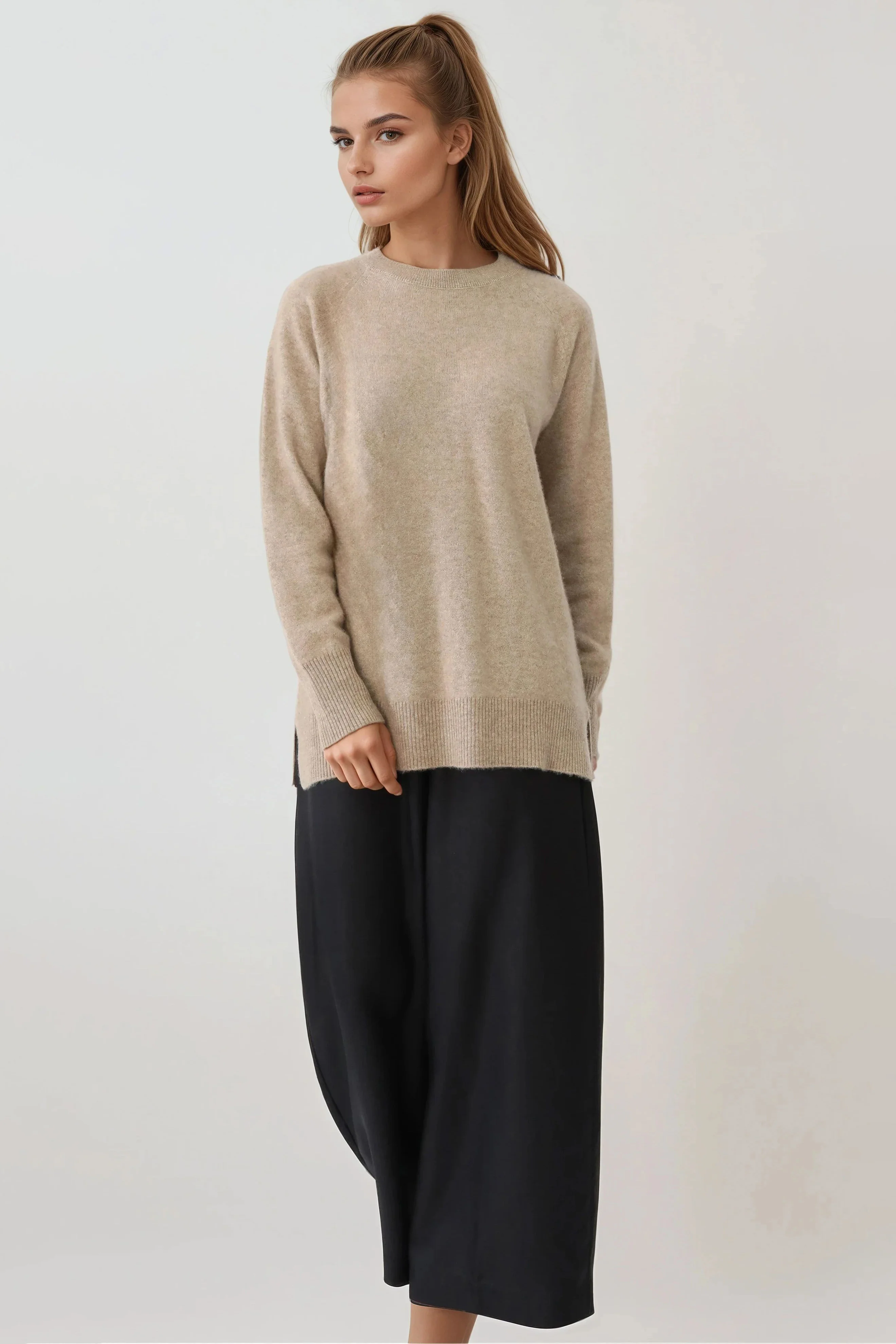 CARRICK CREWNECK SWEATER SPUN CASHMERE SILK - Image 8