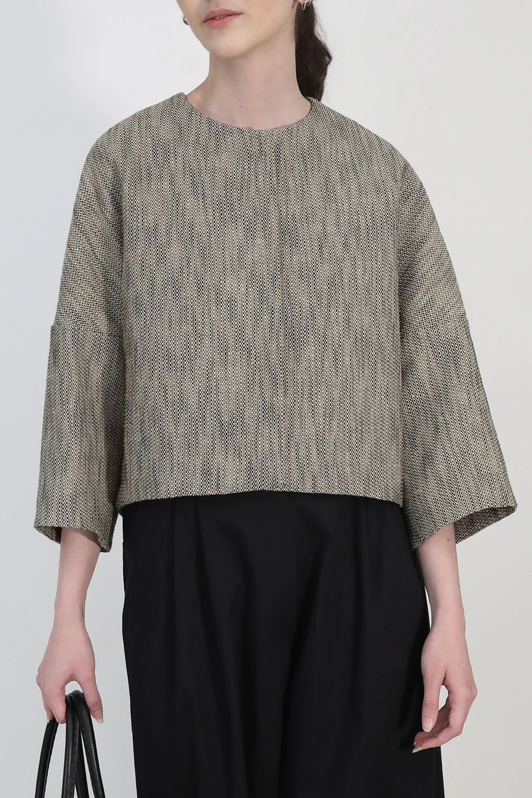 ADELAIDE IN BONOTTO LINEN BLEND FABRIC FROM ITALY - Image 4