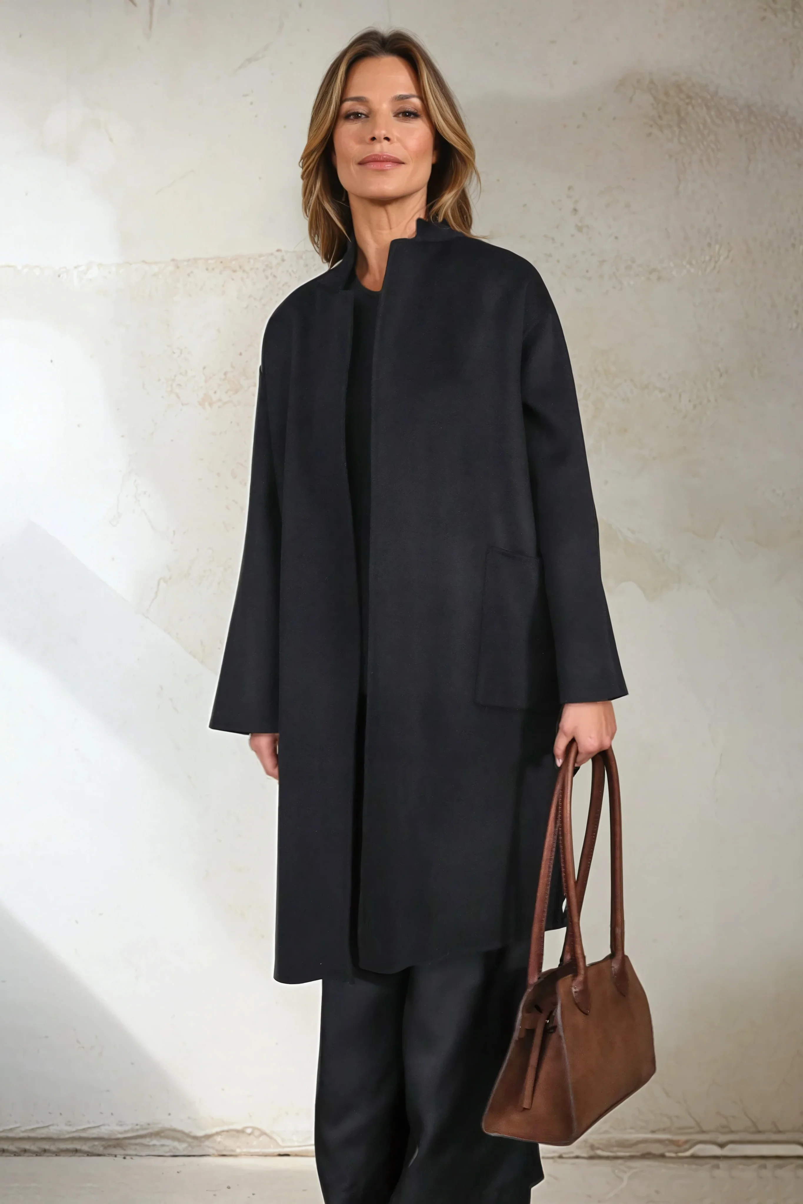CARLIE COAT IN CASHMERE WOOL DOUBLE FACE - Image 3