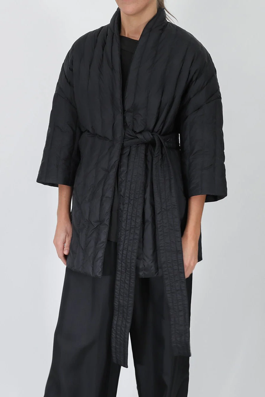 KIMONO BARN COAT IN GOOSE DOWN - Image 10