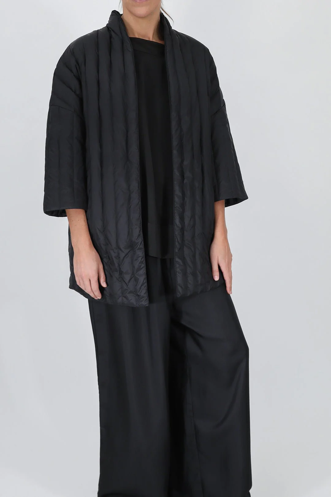 KIMONO BARN COAT IN GOOSE DOWN - Image 2