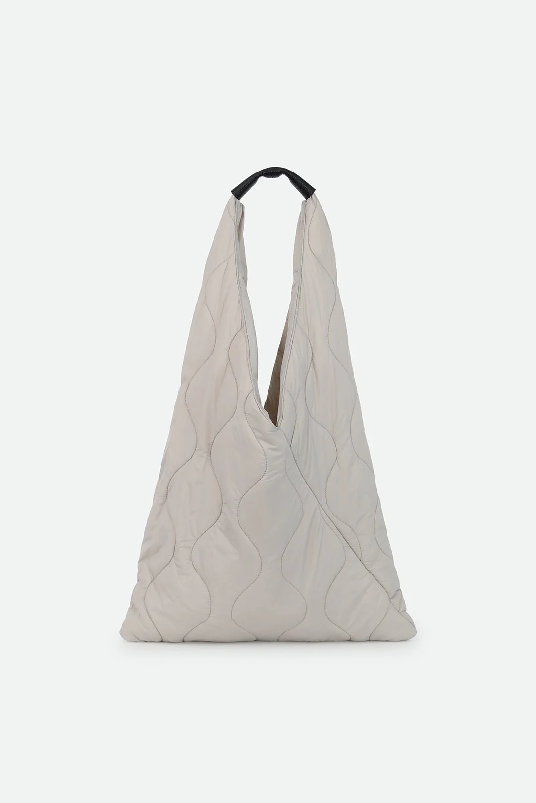 THE GALLERY TOTE QUILTED WITH LEATHER DETAIL