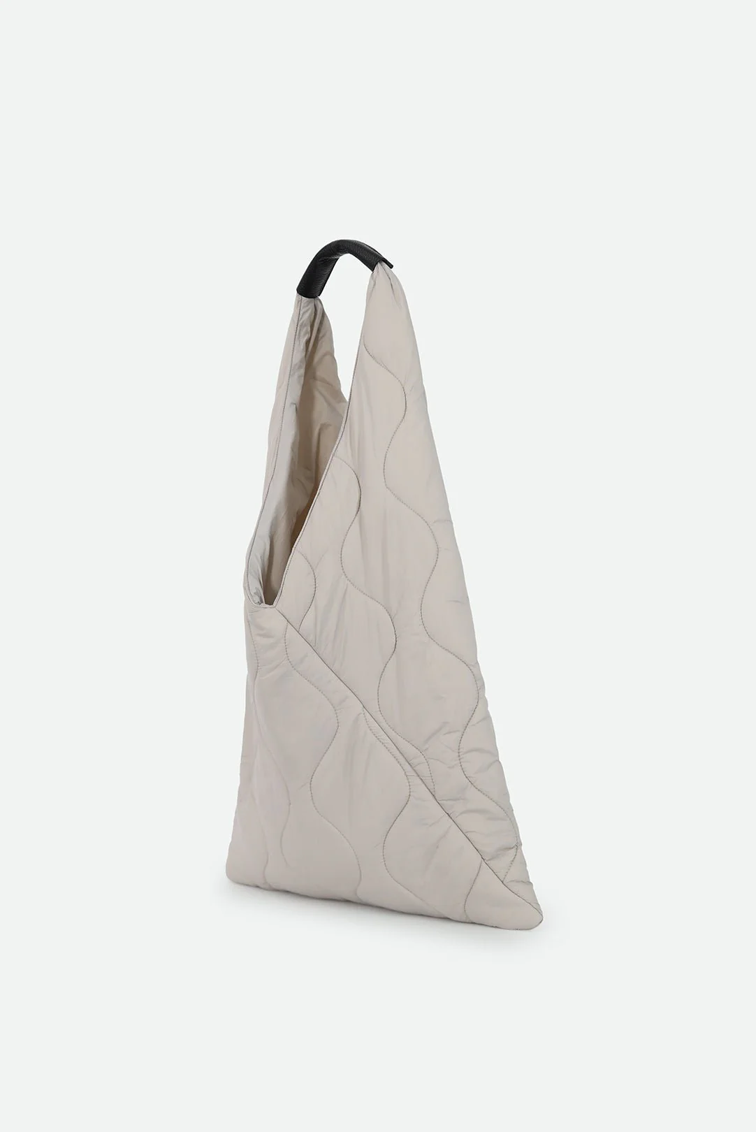 THE GALLERY TOTE QUILTED WITH LEATHER DETAIL - Image 2