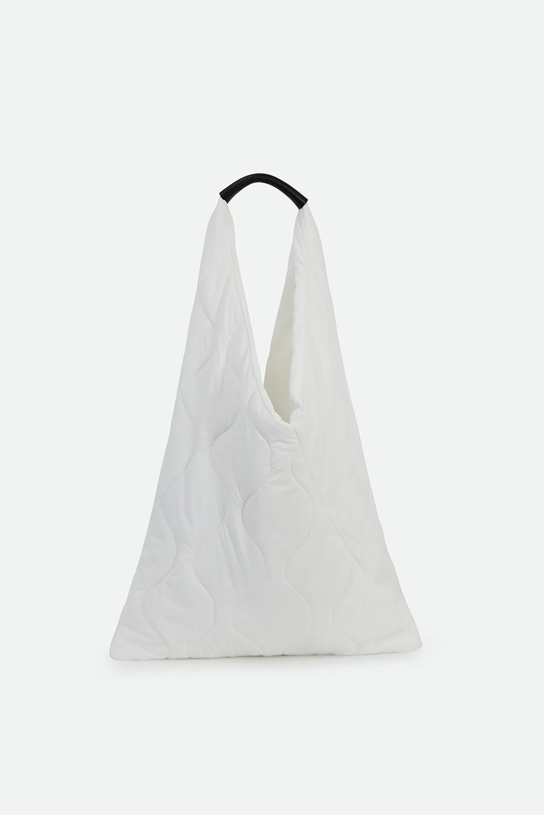 THE GALLERY TOTE QUILTED WITH LEATHER DETAIL - Image 8