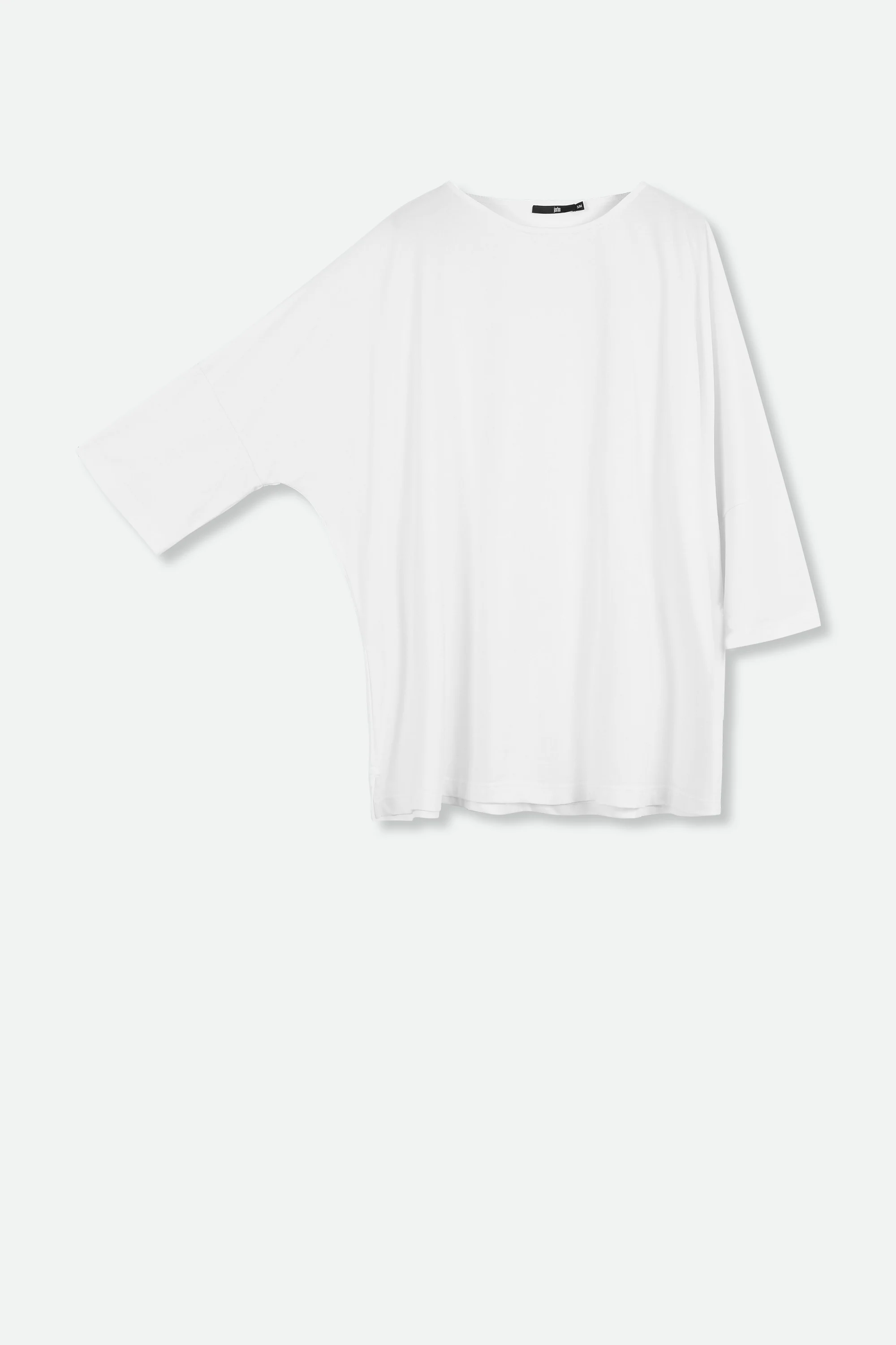 RAYA BOATNECK OVERSIZED TUNIC IN ITALIAN COTTON JERSEY - Image 4
