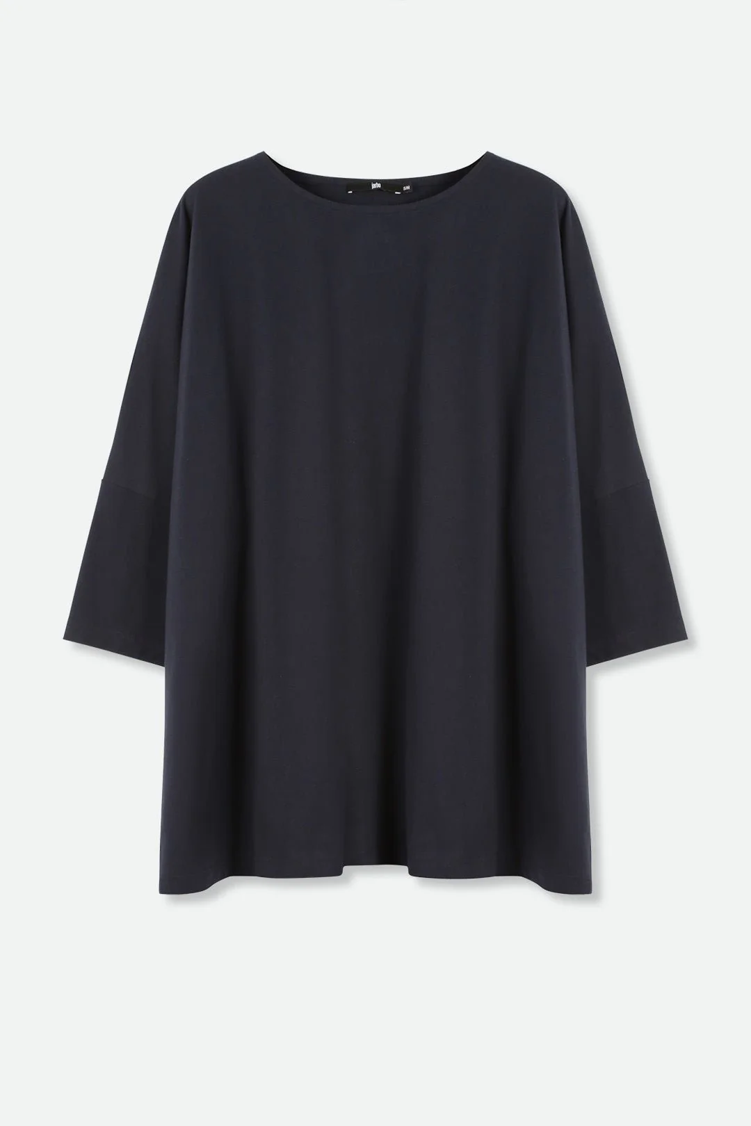 RAYA BOATNECK OVERSIZED TUNIC IN ITALIAN COTTON JERSEY - Image 5