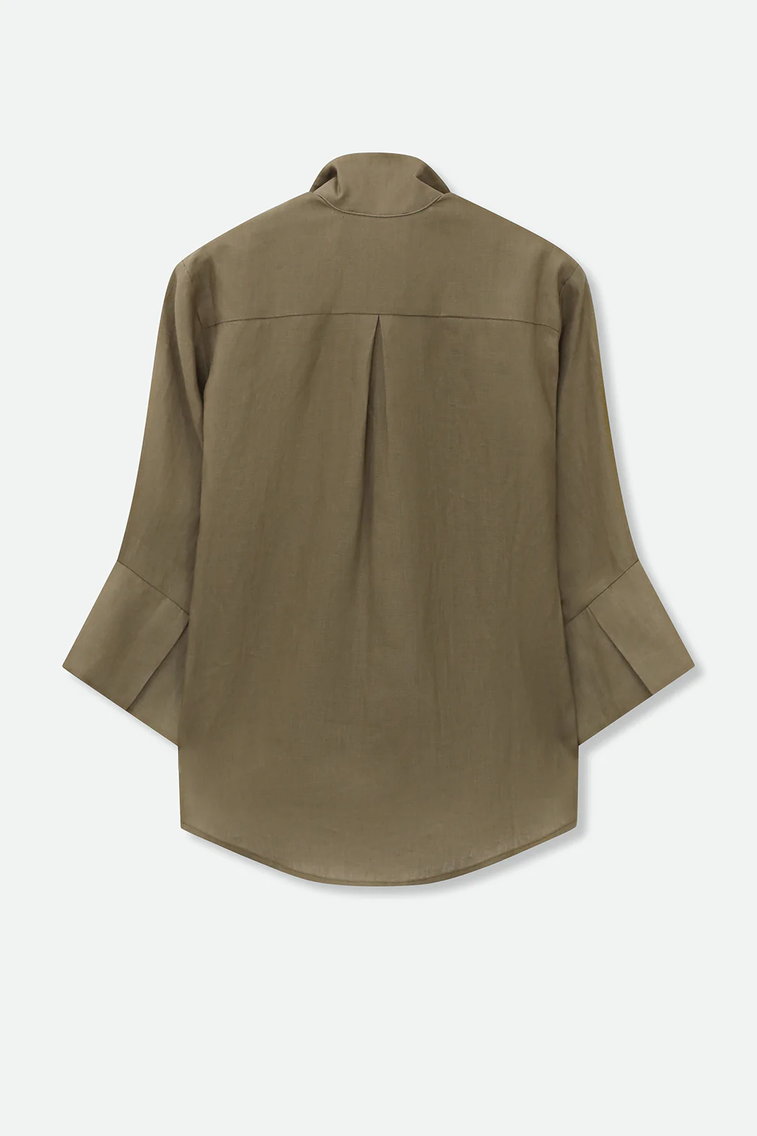 SANDRINE WIDE-CUFF SHIRT IN ITALIAN LINEN - Image 5