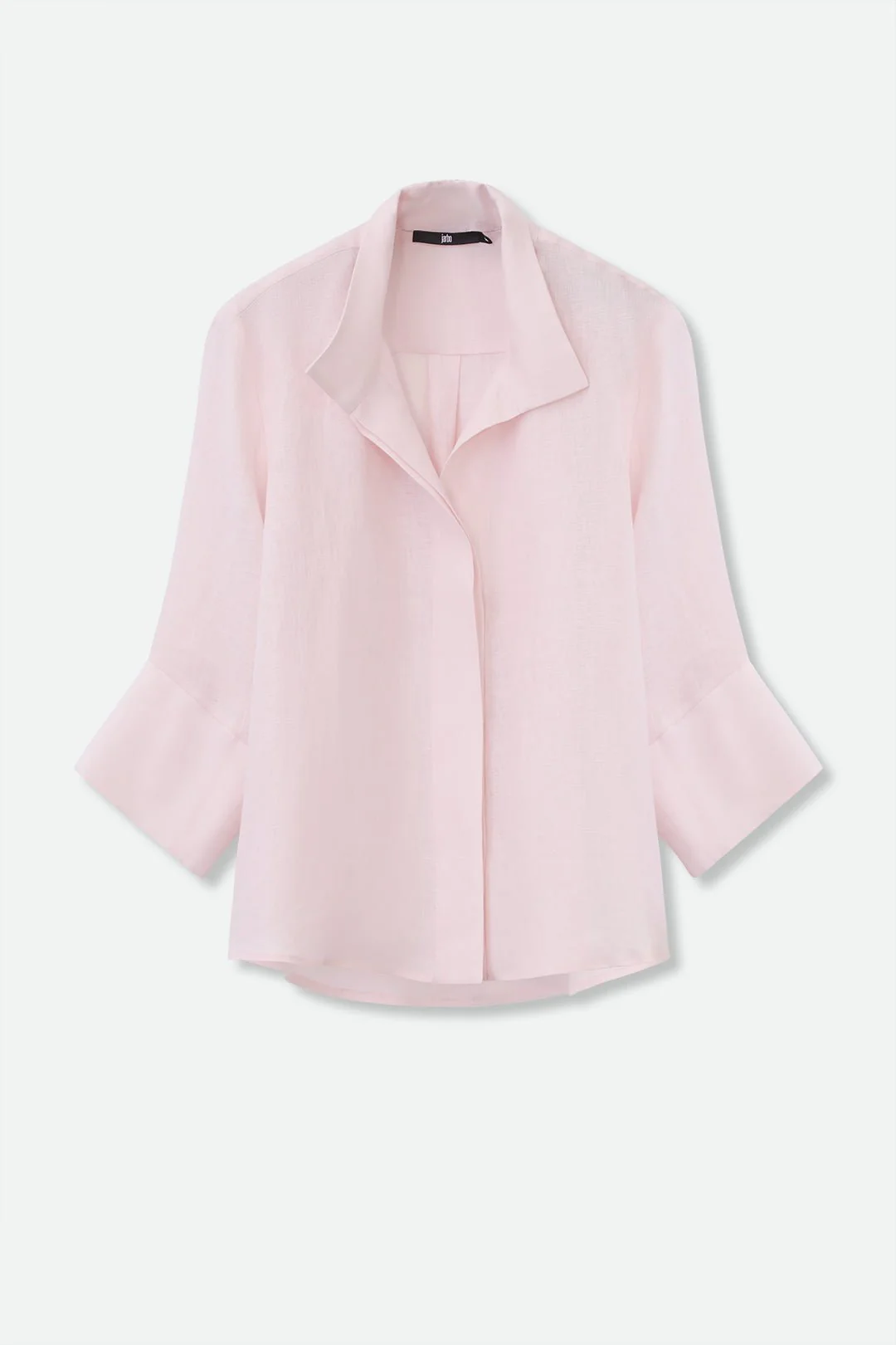 SANDRINE WIDE-CUFF SHIRT IN ITALIAN LINEN - Image 6