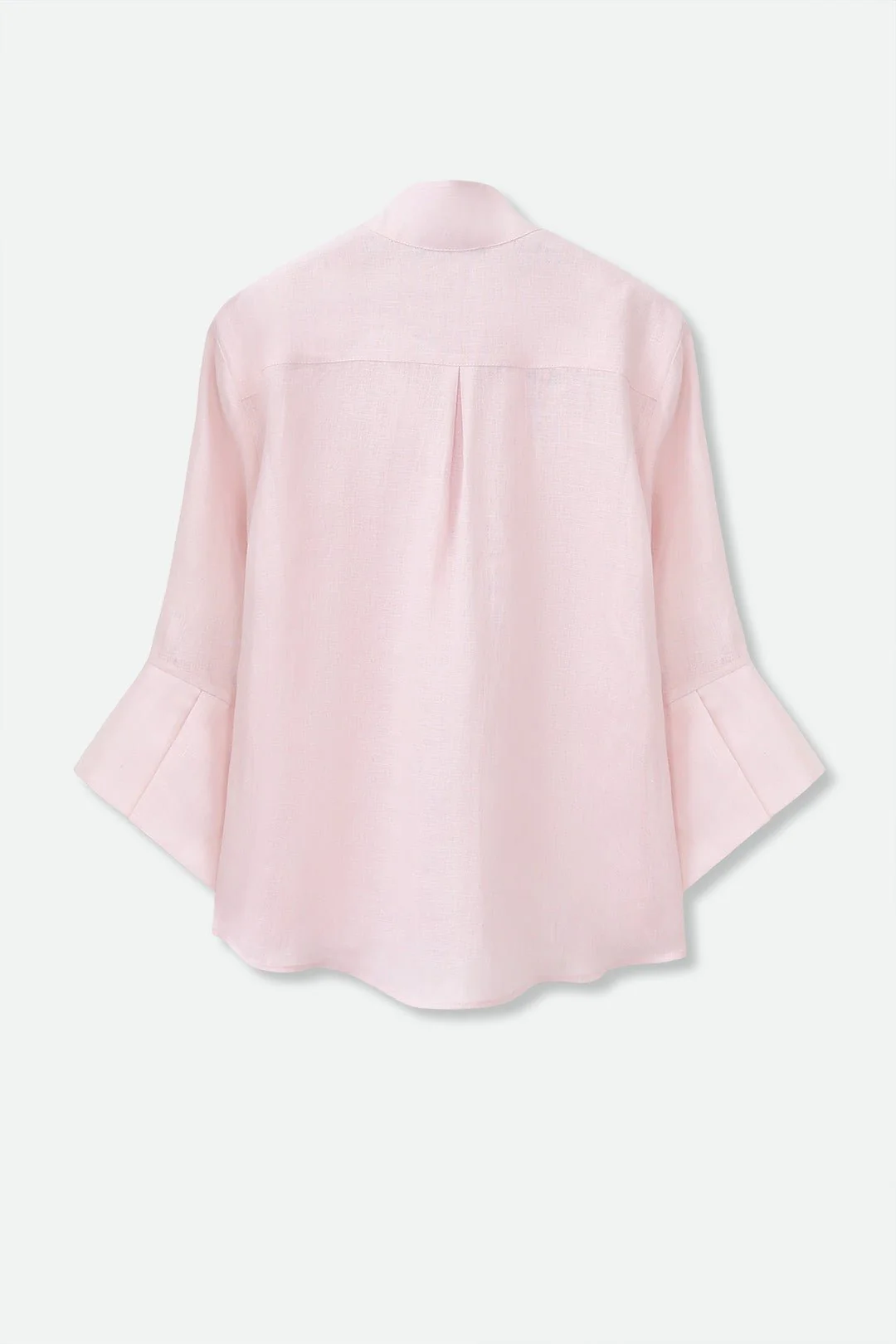SANDRINE WIDE-CUFF SHIRT IN ITALIAN LINEN - Image 8