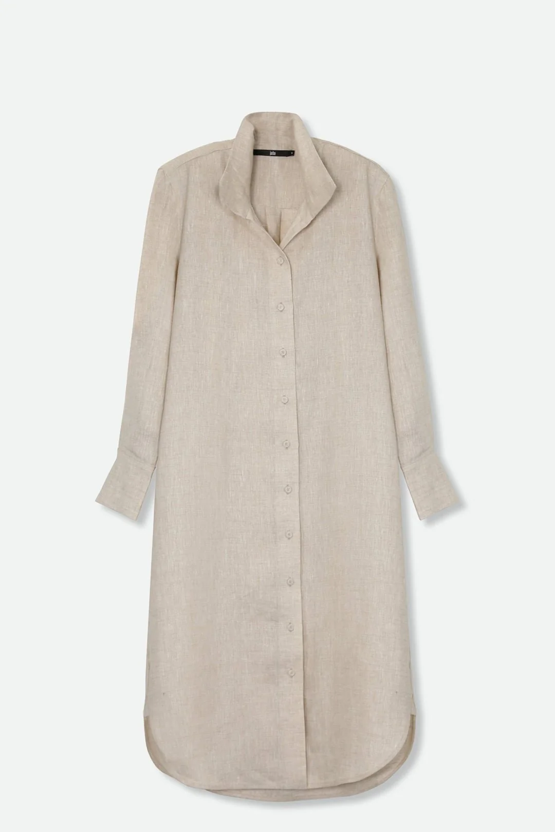 SHIRTDRESS DUSTER IN PREMIUM ITALIAN LINEN - Image 2