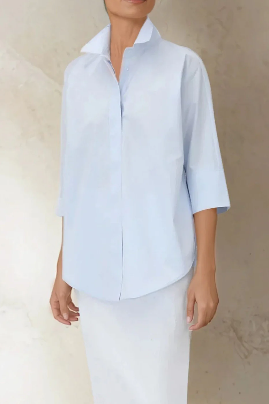 SAHANA DOLMAN SHIRT IN COTTON POPLIN - Image 27