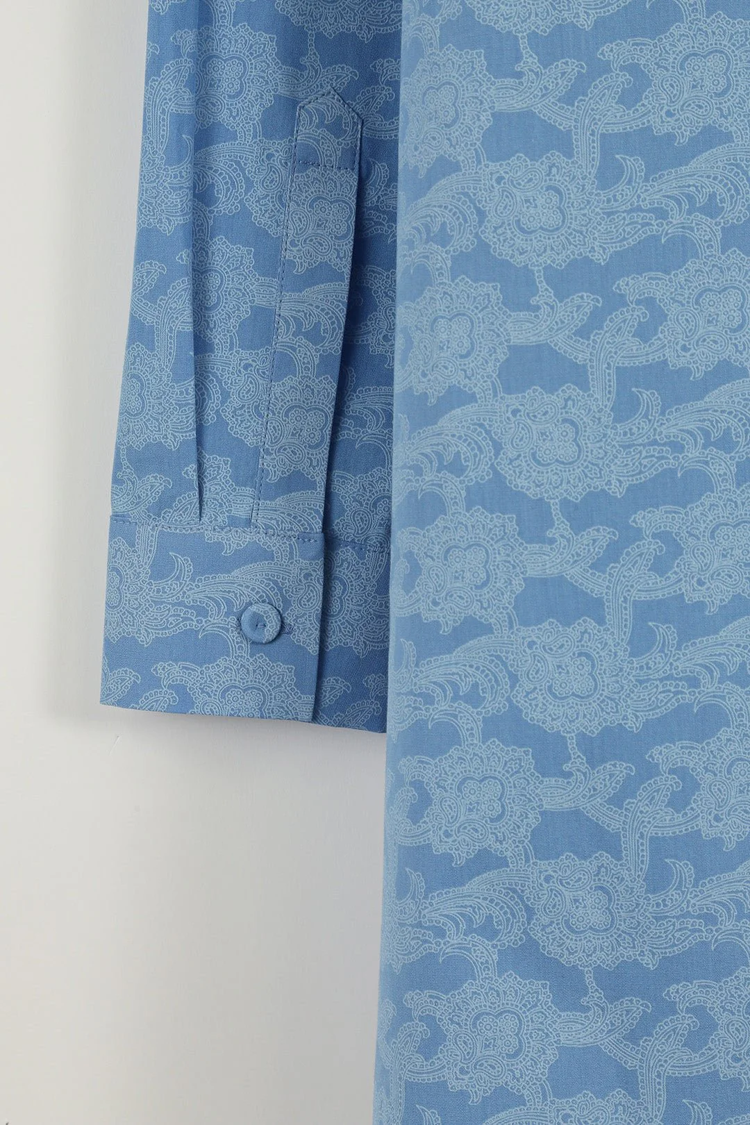 SELLA SHIRT IN ITALIAN COTTON SHIRT SKY PAINTING BLUE - Image 2