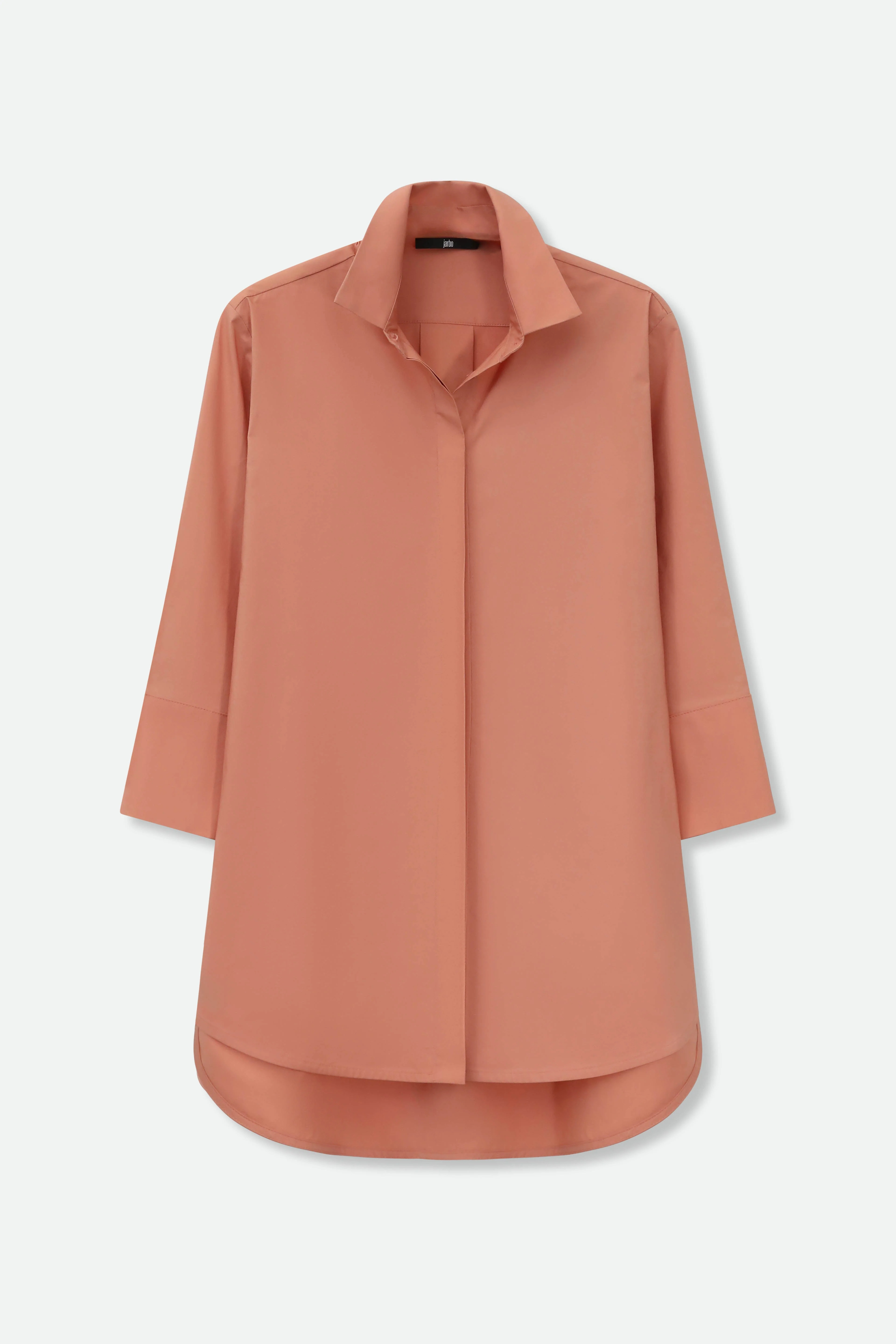 SADIE 3/4 SLEEVE SHIRT IN ITALIAN COTTON POPLIN STRETCH - Image 12