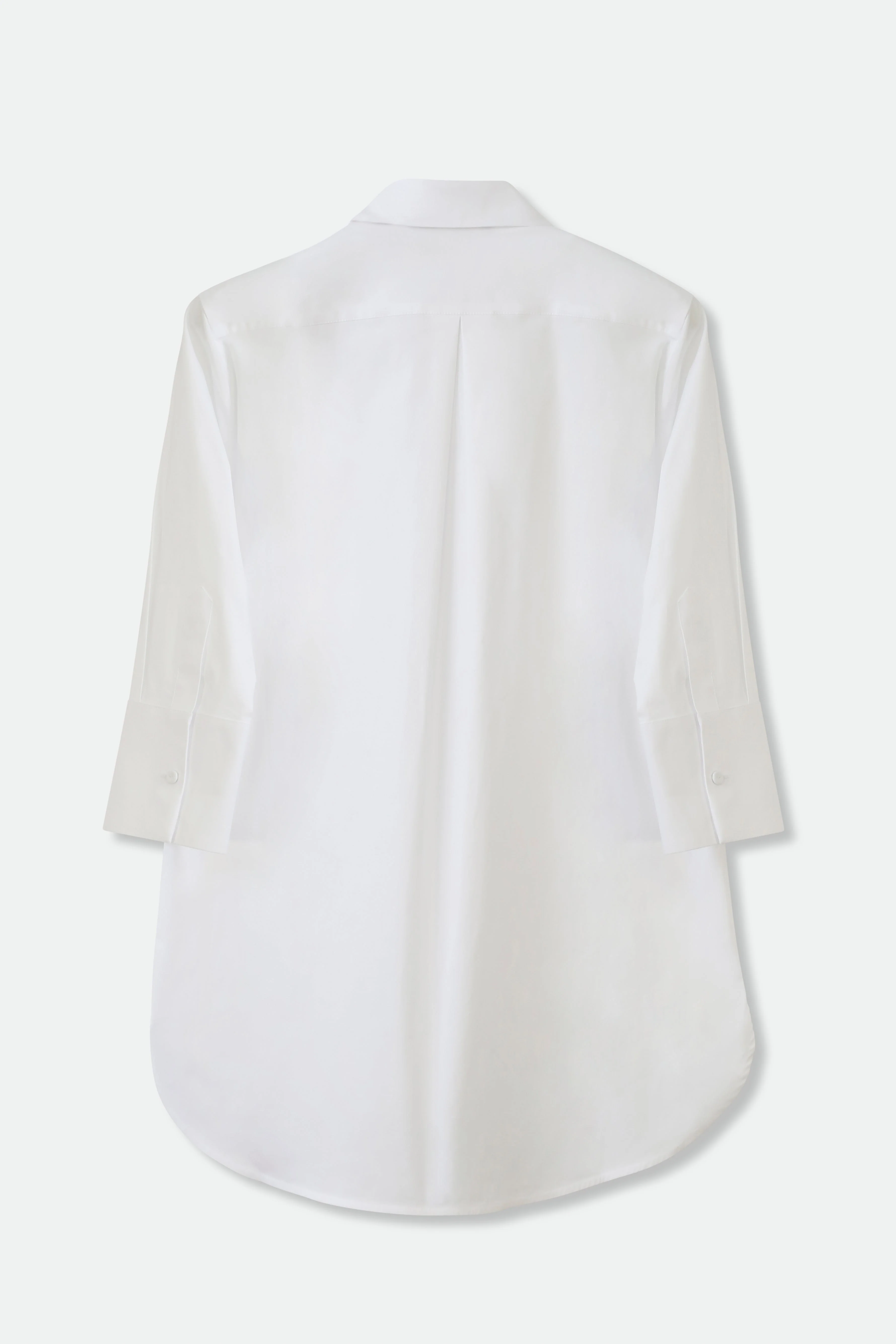 SADIE 3/4 SLEEVE SHIRT IN ITALIAN COTTON POPLIN STRETCH - Image 6