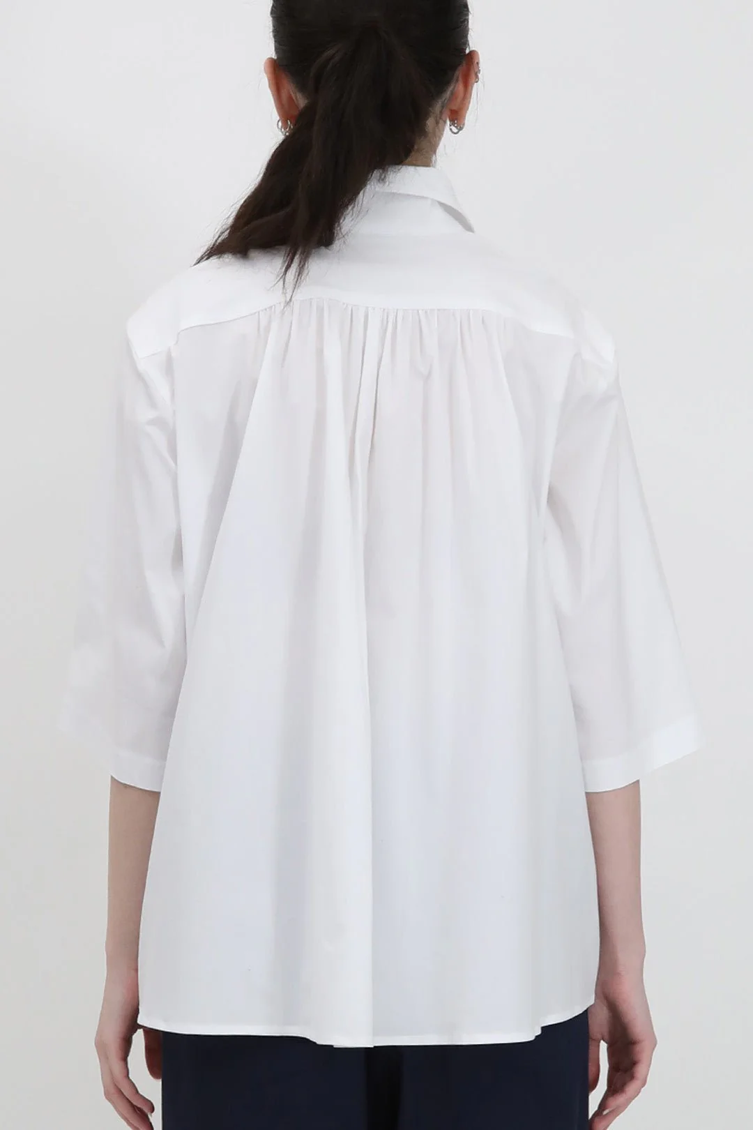 CAMP SHIRT IN ITALIAN COTTON POPLIN STRETCH - Image 2