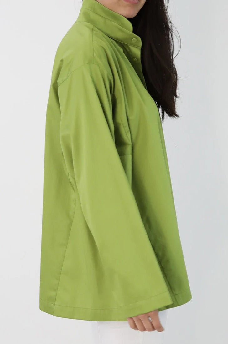 SAIGE OVERSIZE SHIRT IN ITALIAN COTTON POPLIN - Image 5