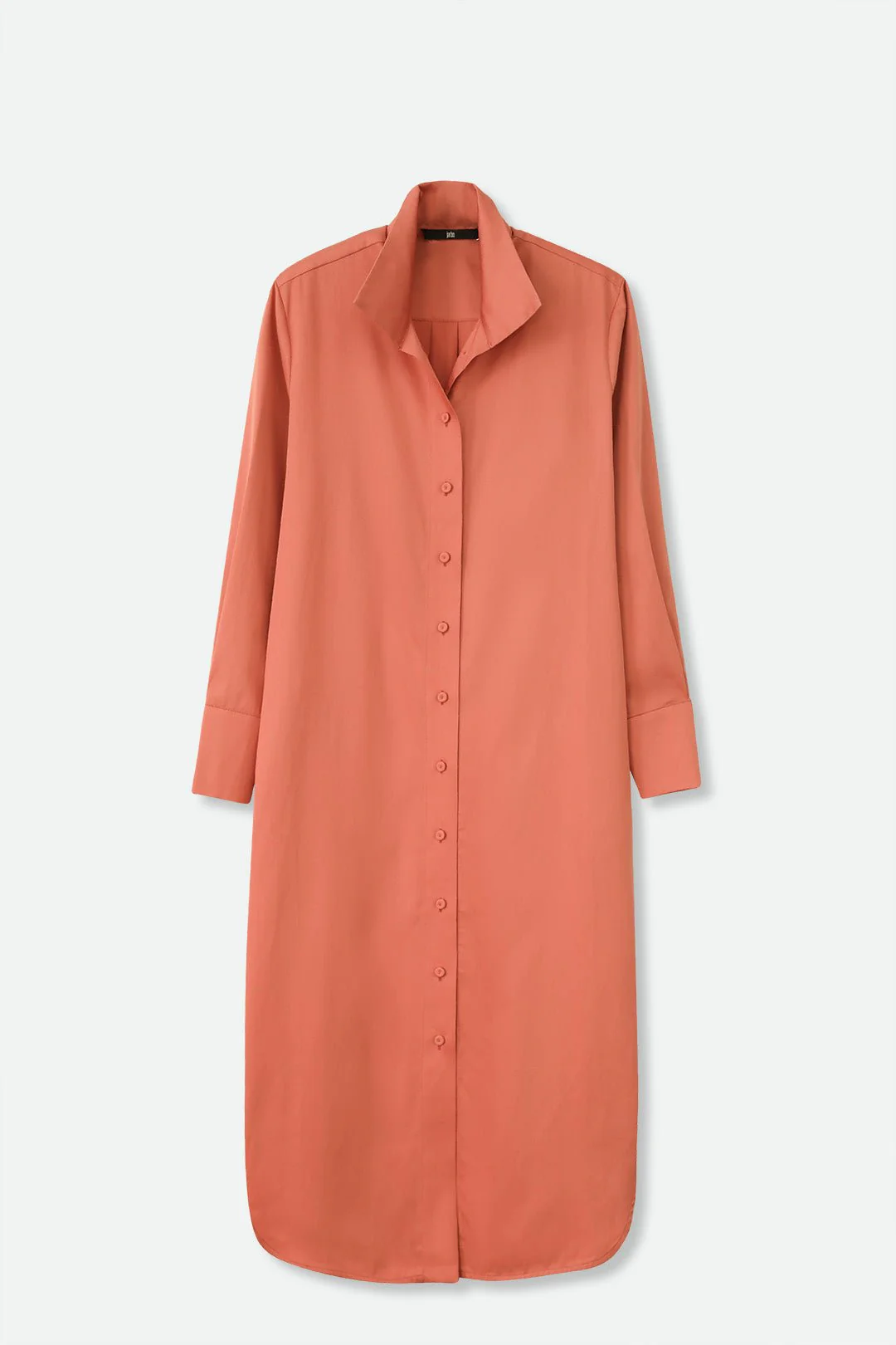 SHIRTDRESS DUSTER IN PREMIUM ITALIAN COTTON - Image 4