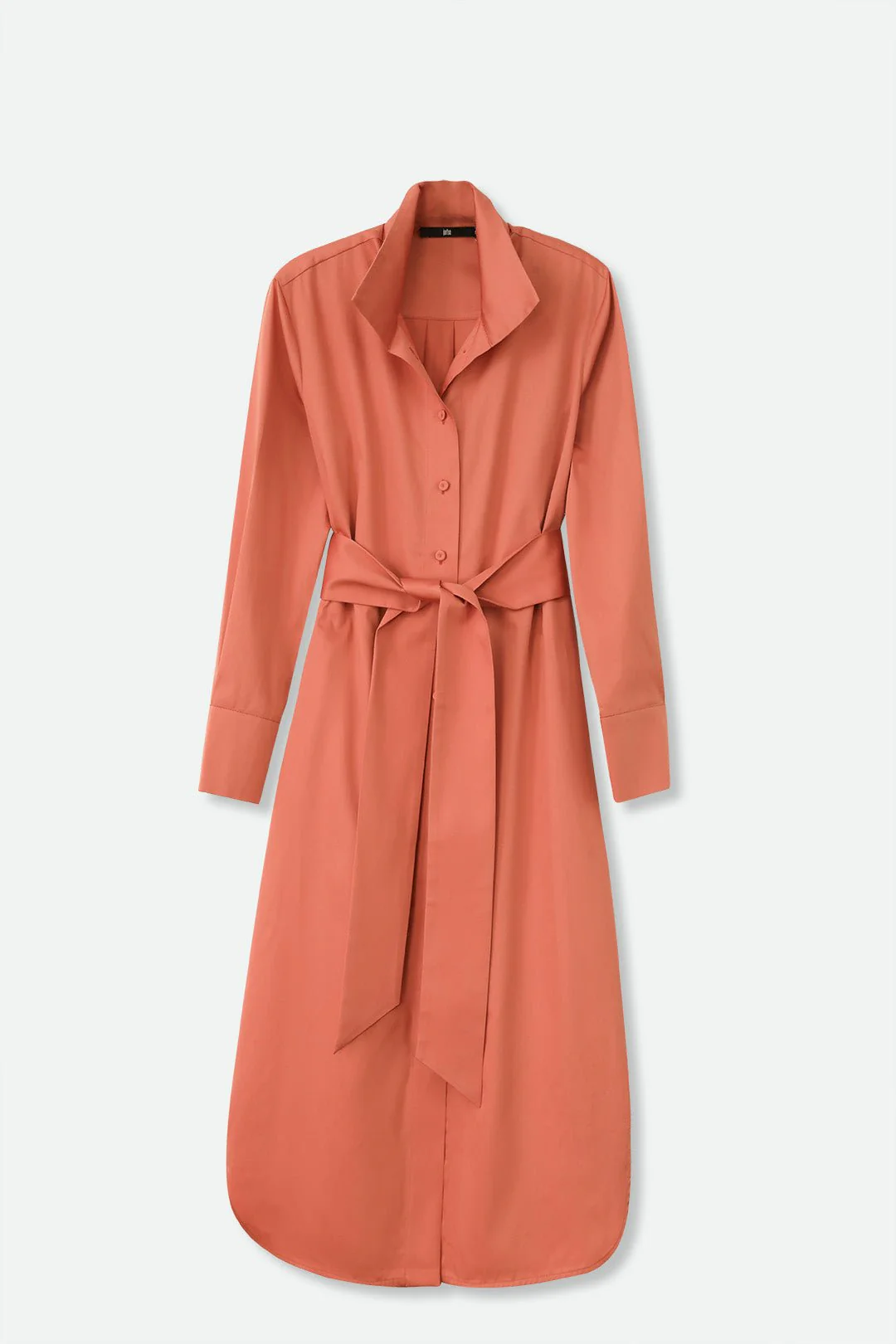 SHIRTDRESS DUSTER IN PREMIUM ITALIAN COTTON - Image 7
