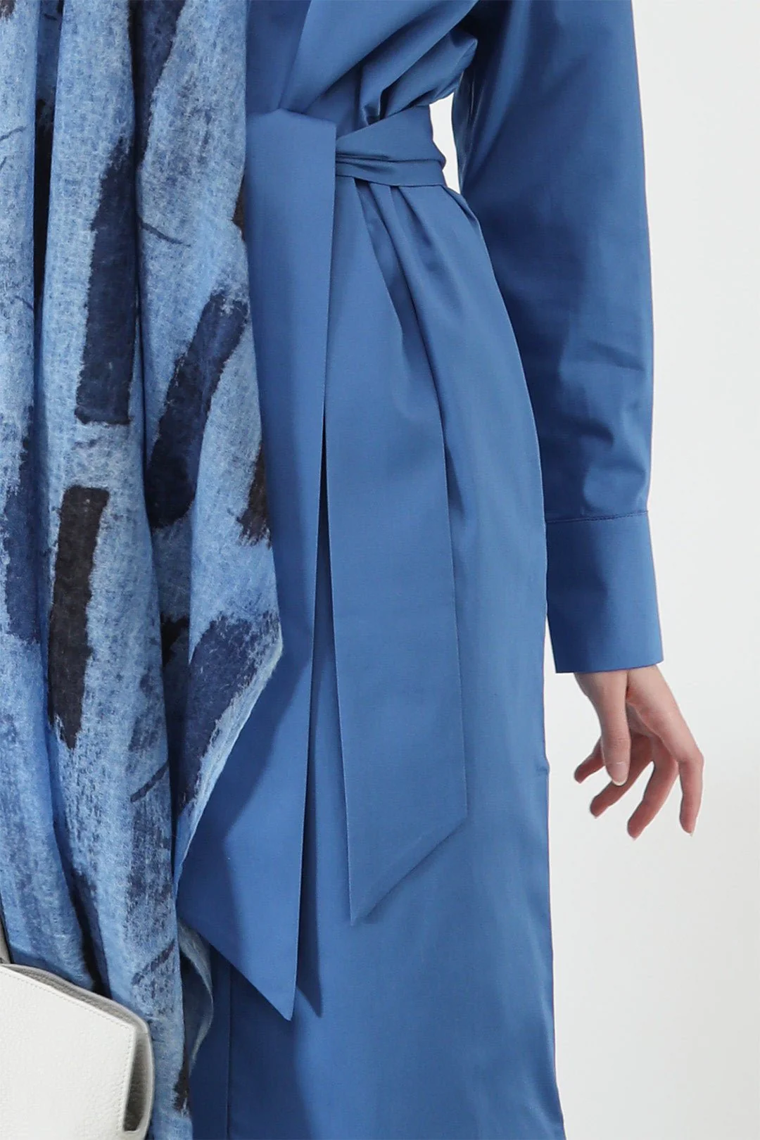 SHIRTDRESS DUSTER IN PREMIUM ITALIAN COTTON - Image 9