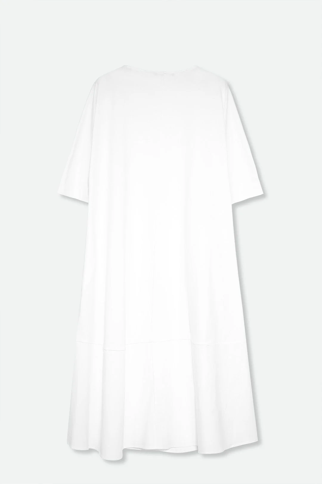 DAVINA MAXI DRESS IN ITALIAN JERSEY AND POPLIN COTTON - Image 10