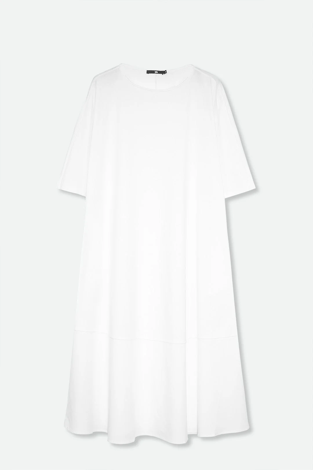 DAVINA MAXI DRESS IN ITALIAN JERSEY AND POPLIN COTTON - Image 3