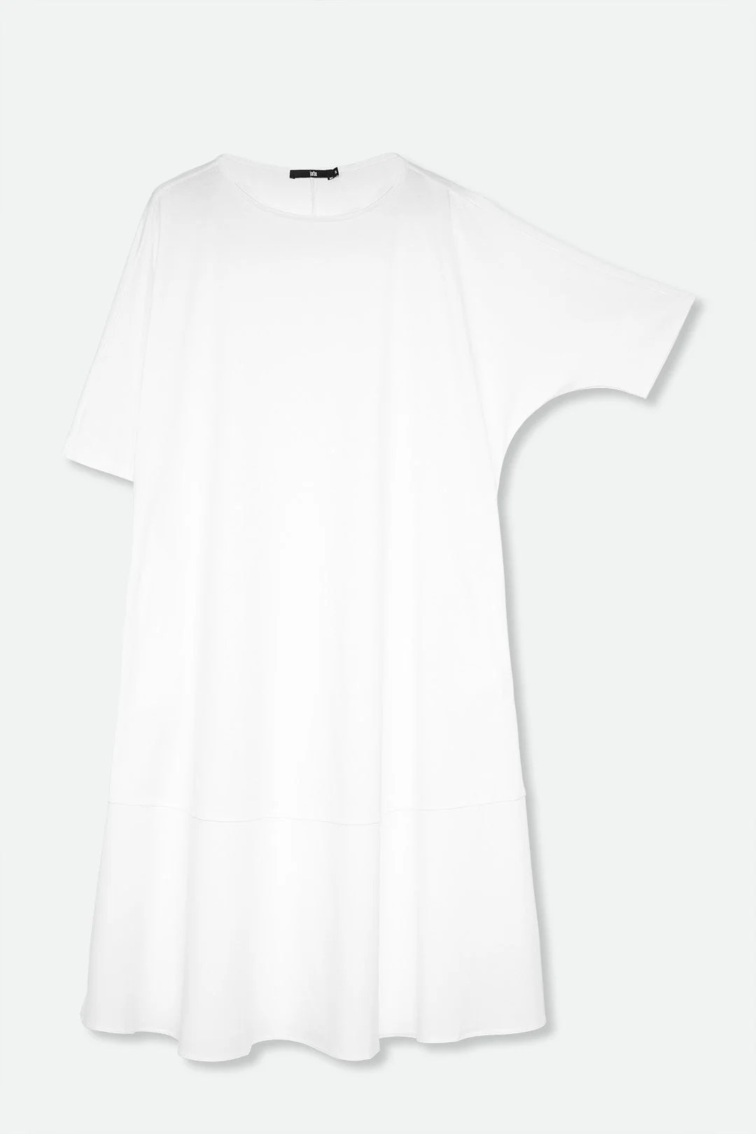DAVINA MAXI DRESS IN ITALIAN JERSEY AND POPLIN COTTON - Image 4