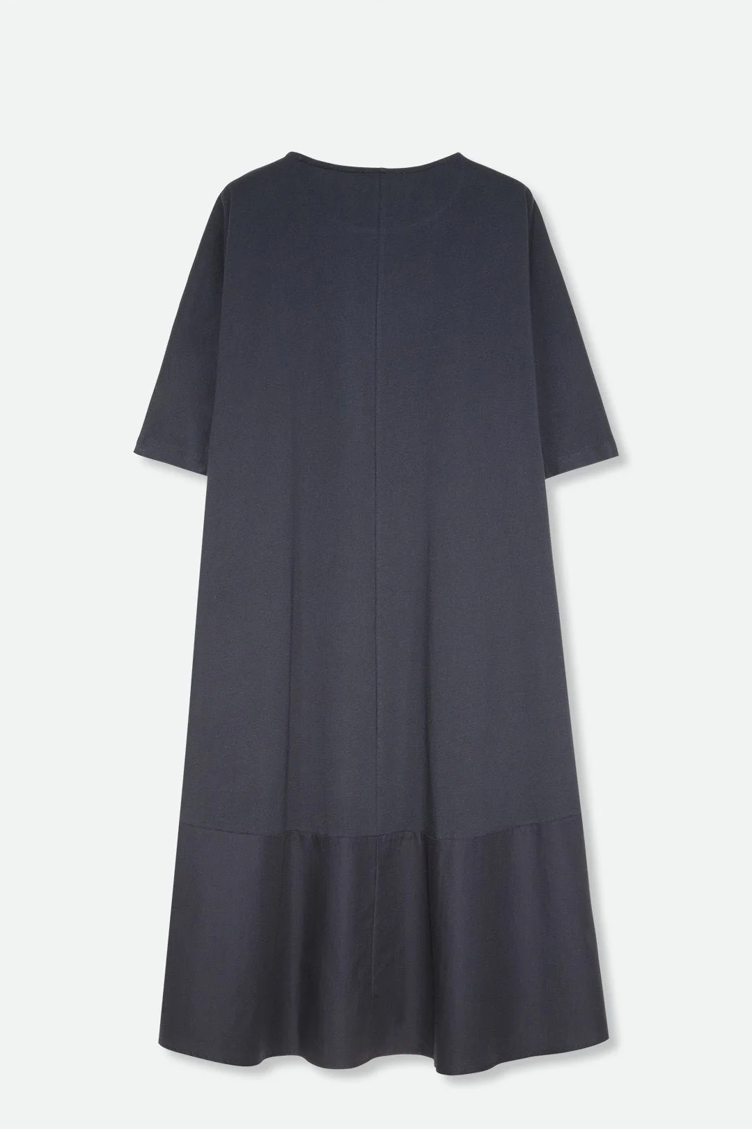 DAVINA MAXI DRESS IN ITALIAN JERSEY AND POPLIN COTTON - Image 8