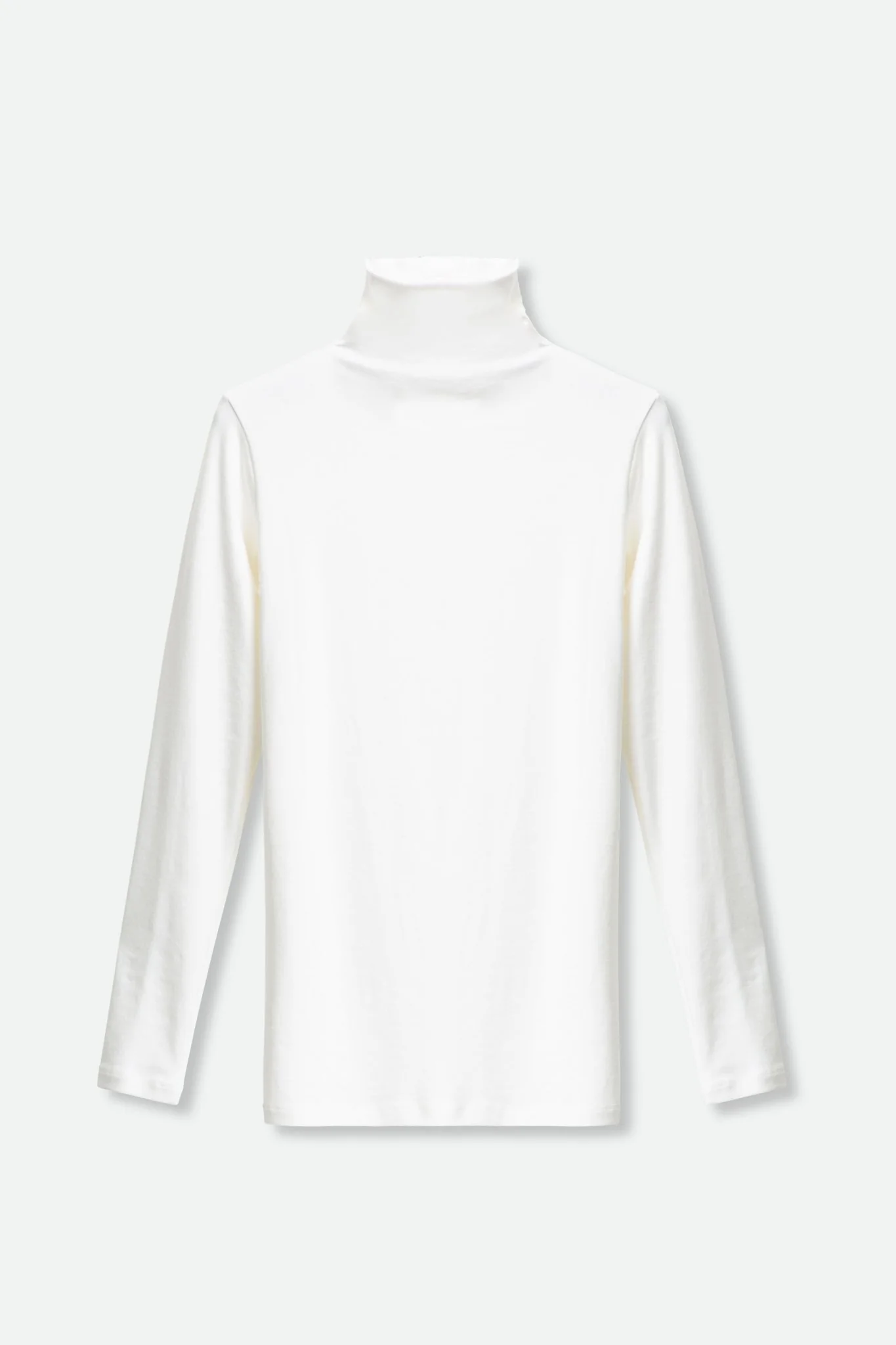 LONG SLEEVE TURTLENECK IN PIMA COTTON STRETCH