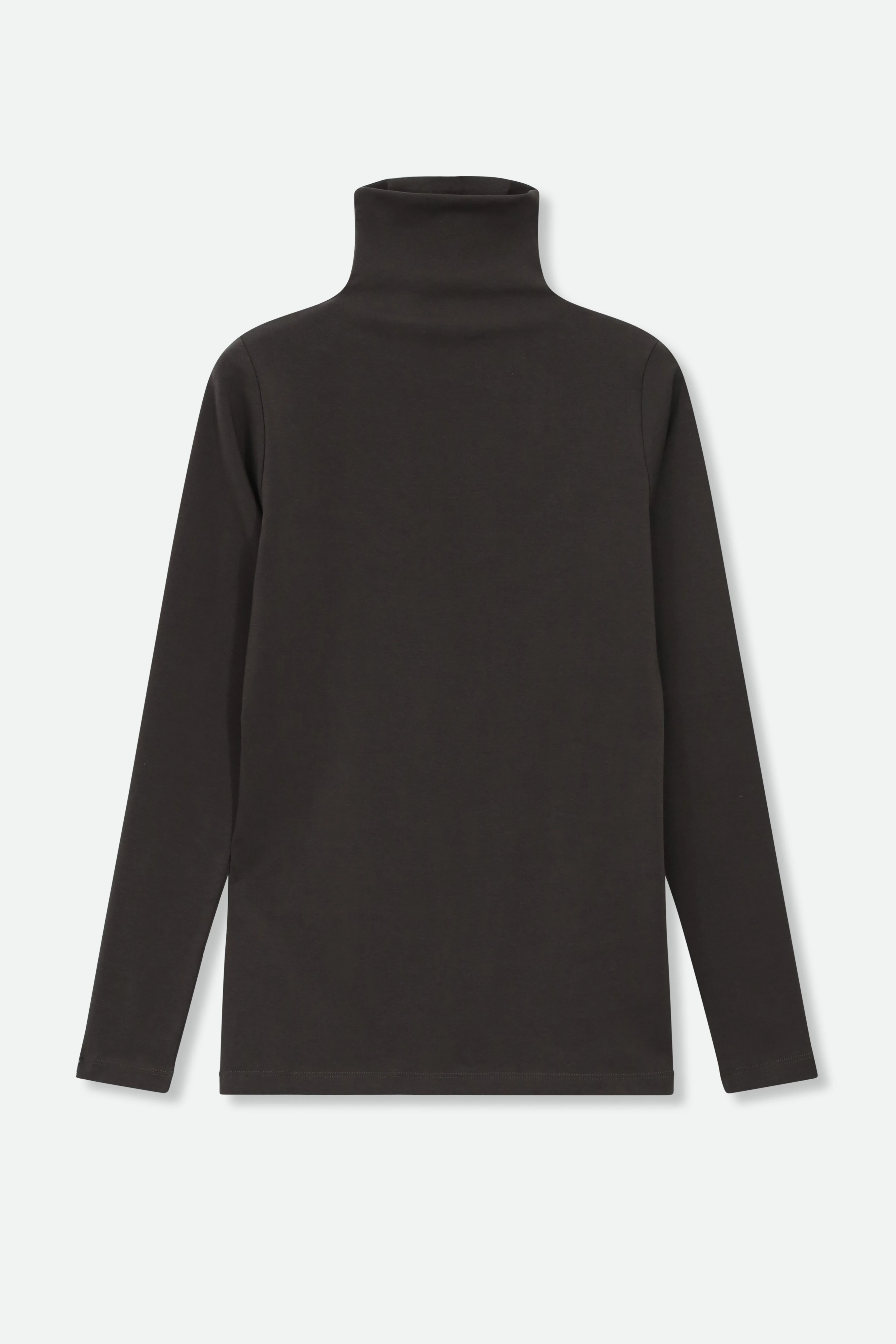 LONG SLEEVE TURTLENECK IN PIMA COTTON STRETCH - Image 5
