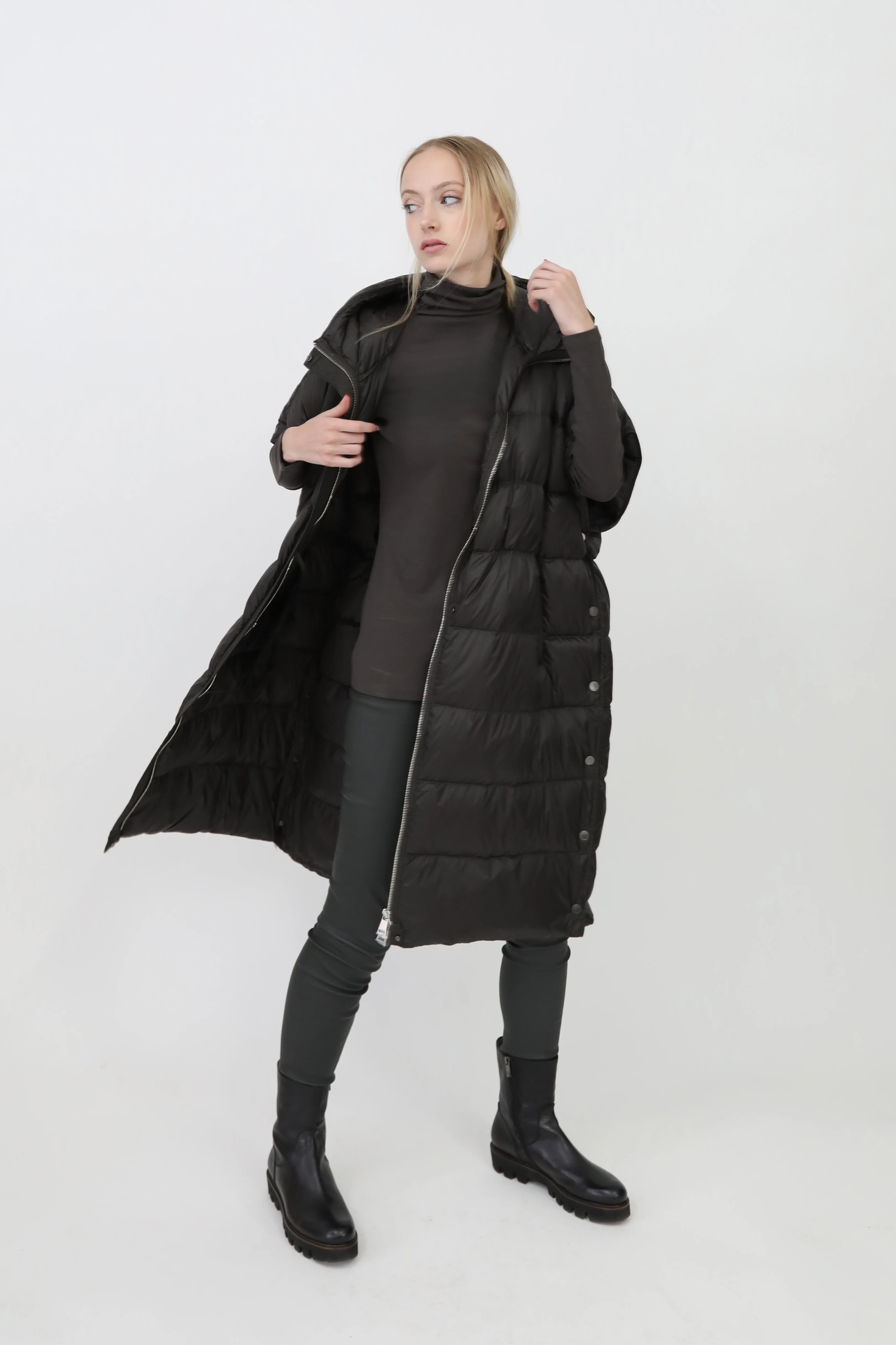 LONG SLEEVE TURTLENECK IN PIMA COTTON STRETCH - Image 6