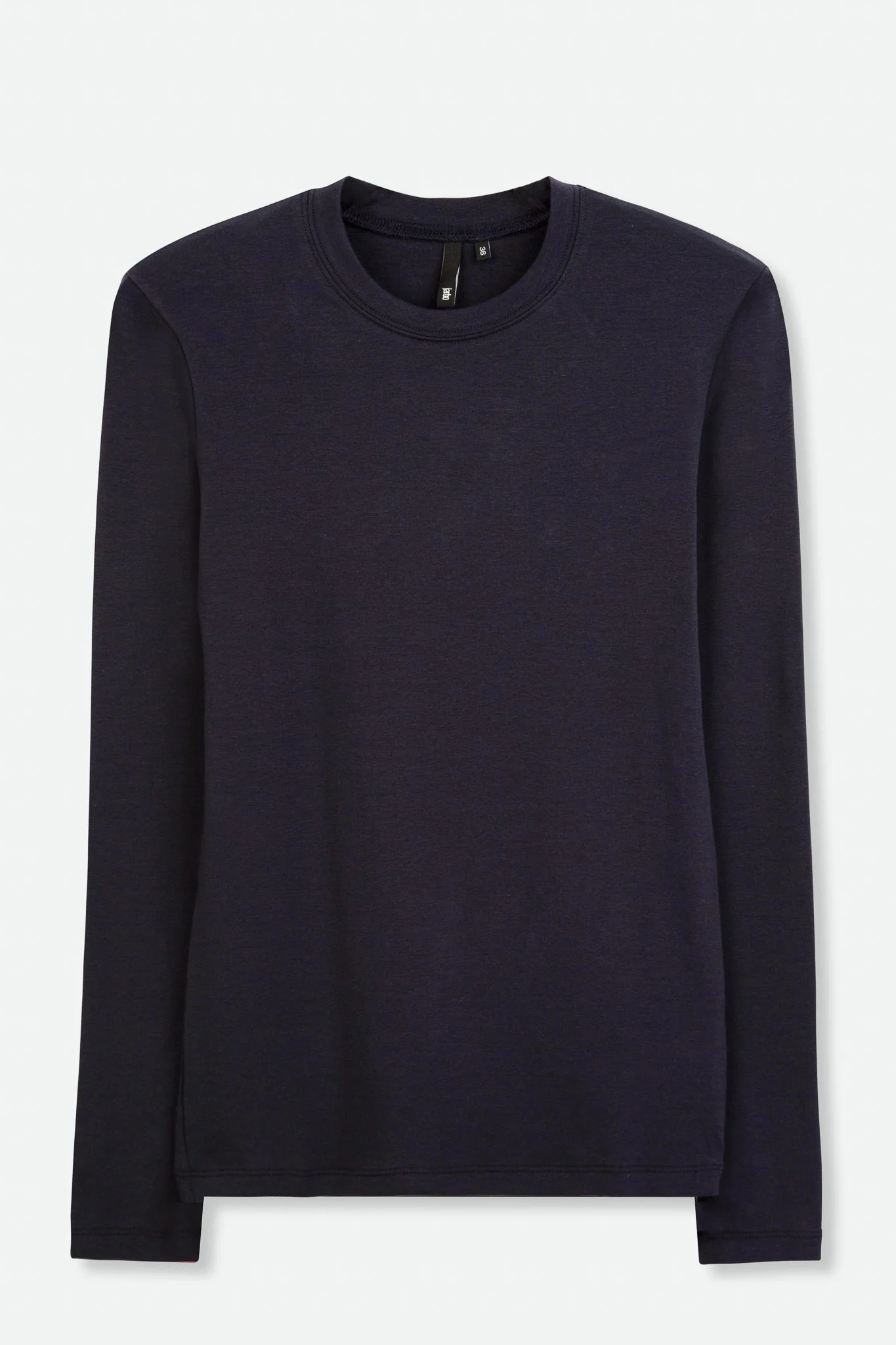 LONG SLEEVE CREW IN PIMA COTTON STRETCH - Image 10
