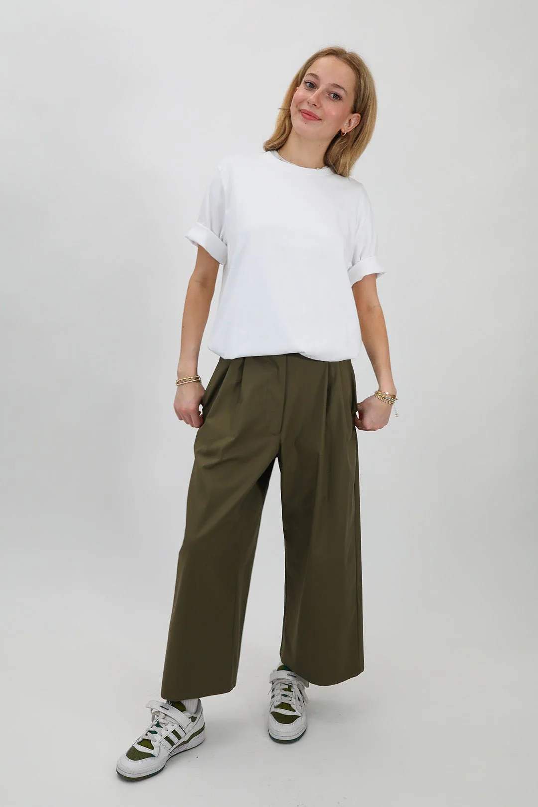 BOYFRIEND CREW T-SHIRT IN PIMA COTTON STRETCH - Image 5