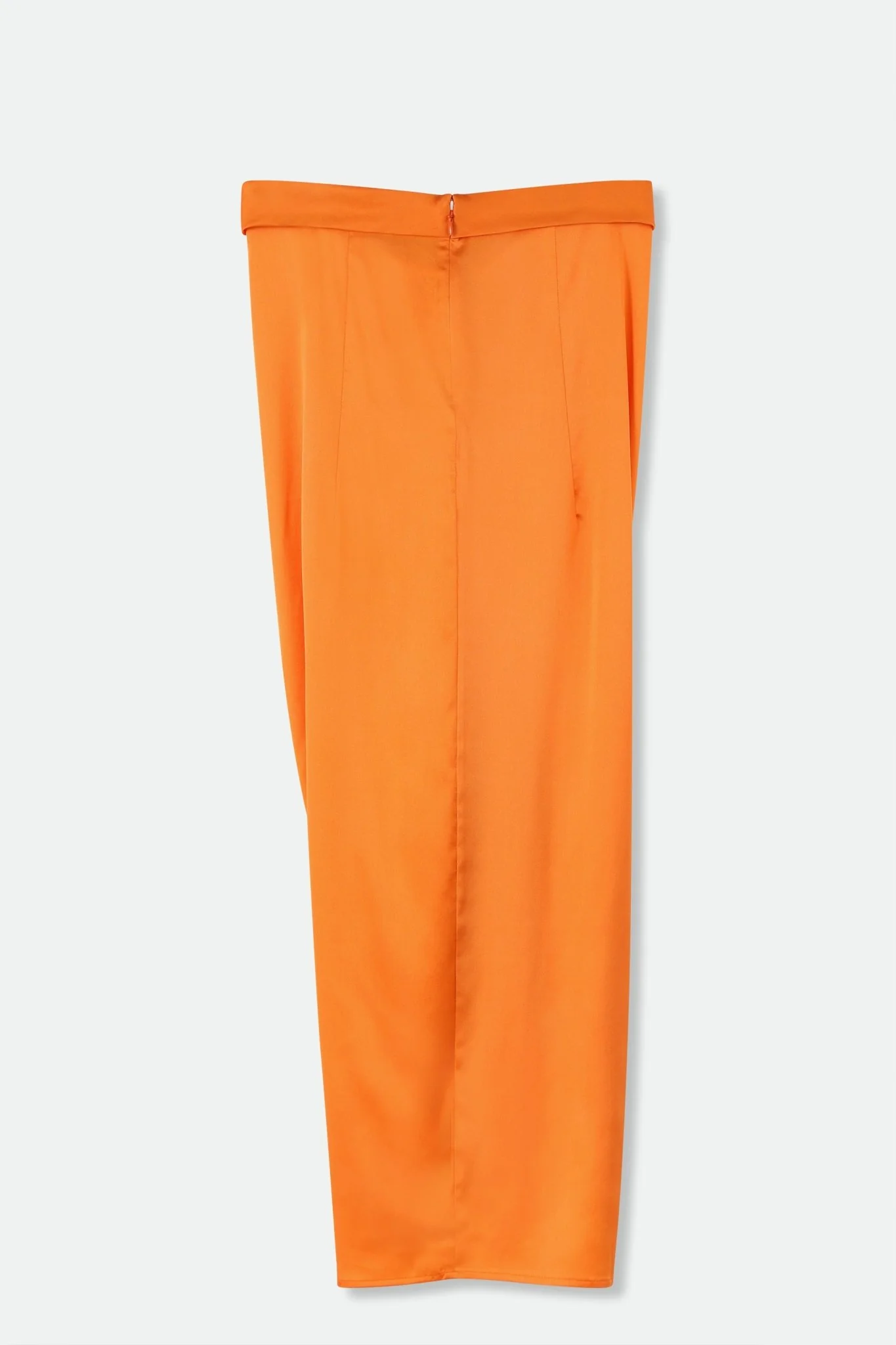 SANAA SARONG SKIRT IN STRETCH SILK CHARMEUSE IN PAPAYA - Image 3
