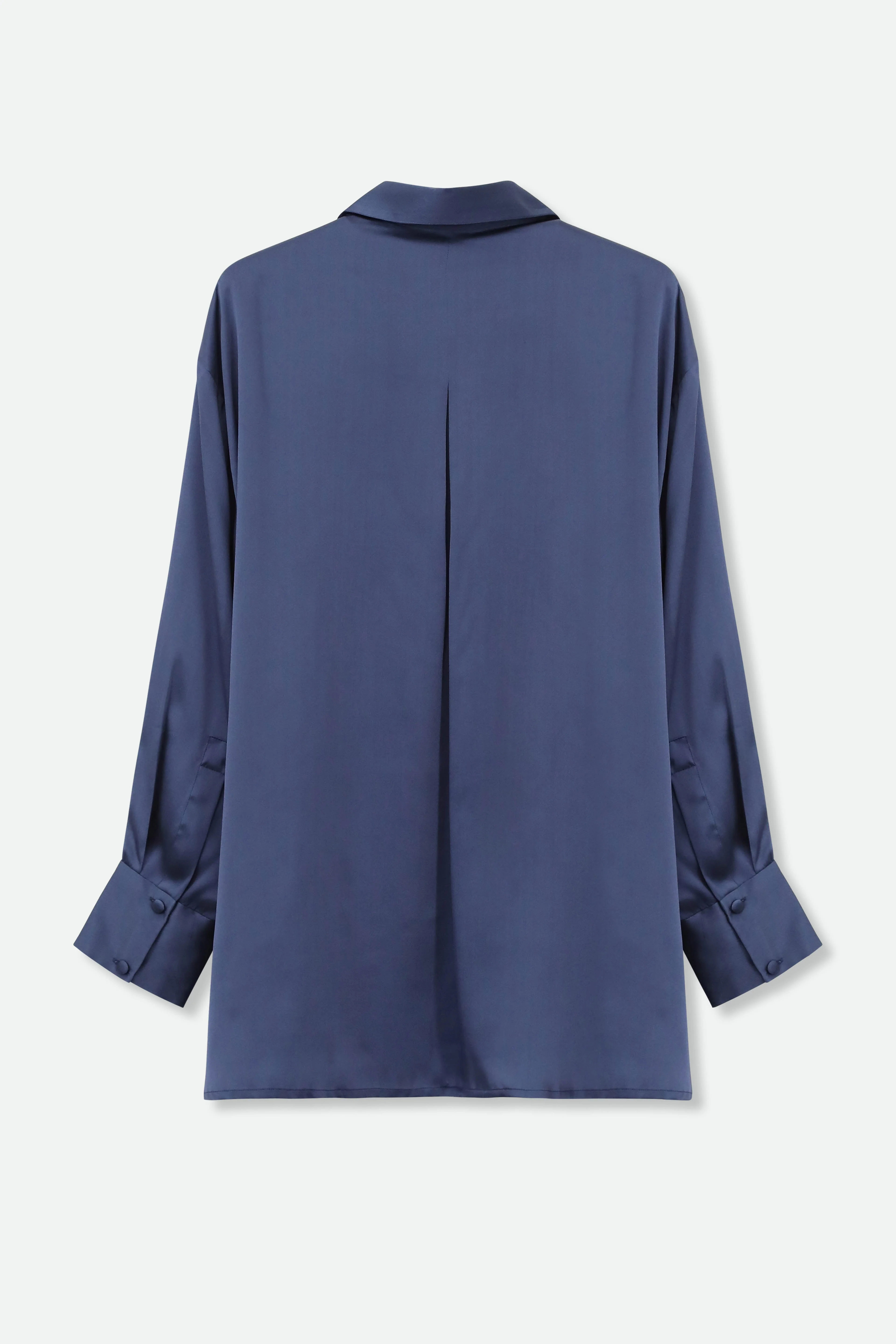 ADRIA SHIRT IN STRETCH SILK CHARMEUSE - Image 5