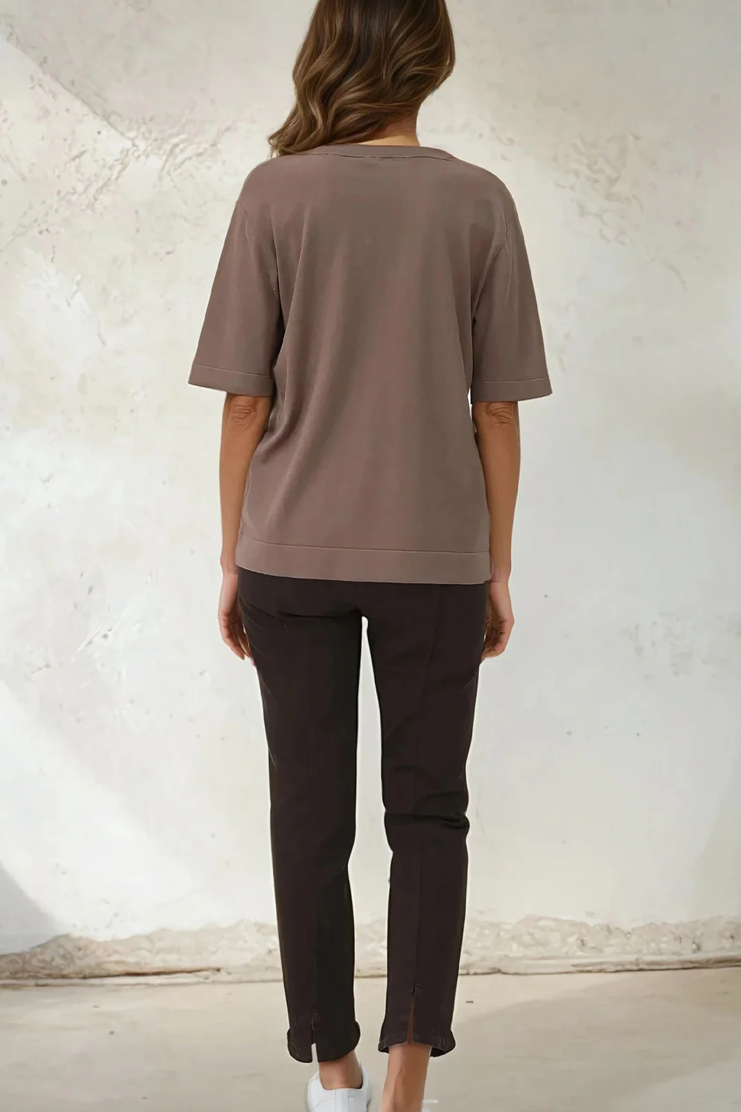 PALLAS BACK SLIT PANT IN GARMENT DYED ITALIAN STRETCH DENIM - Image 22
