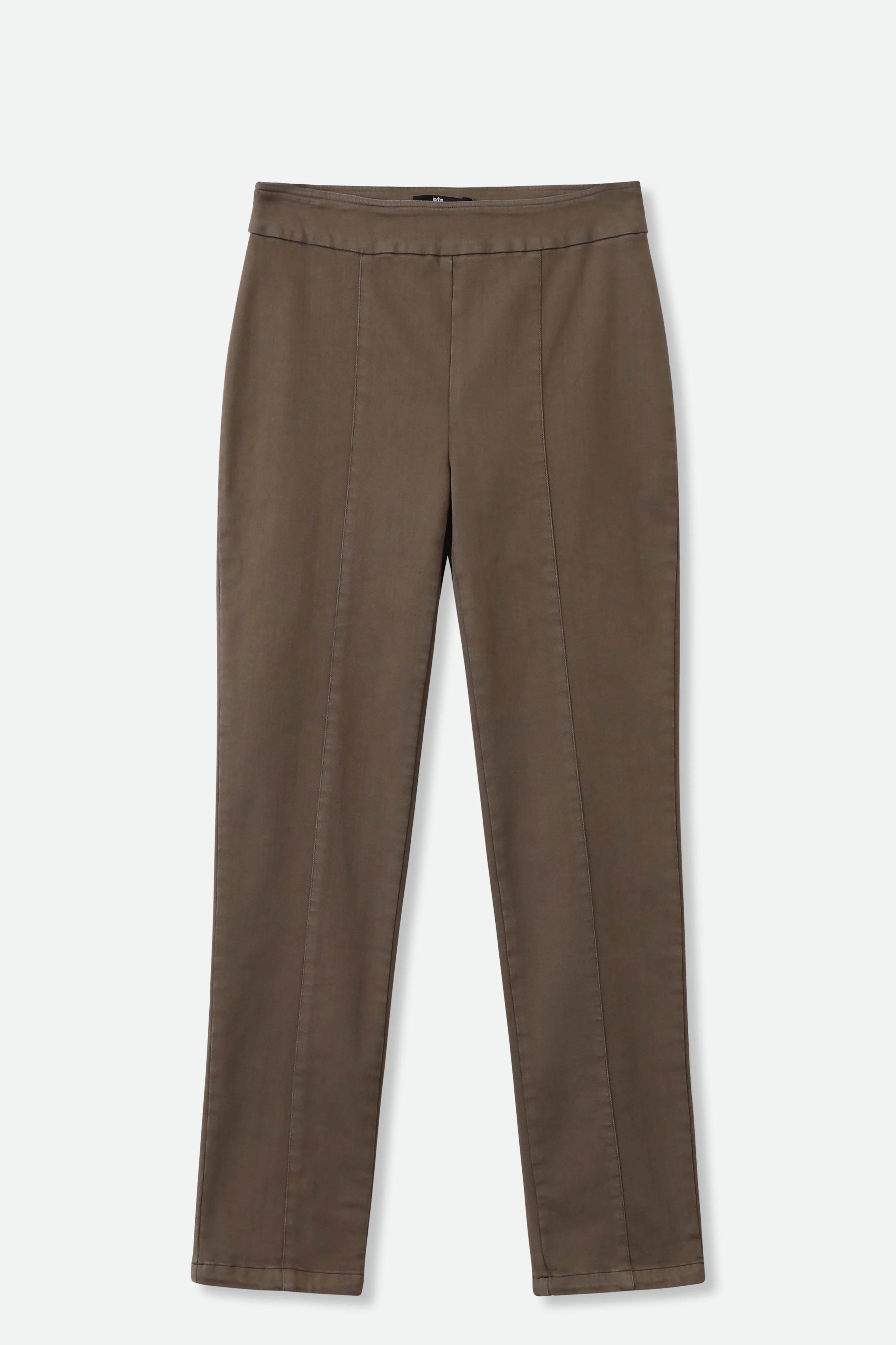 PALLAS BACK SLIT PANT IN GARMENT DYED ITALIAN STRETCH DENIM - Image 6