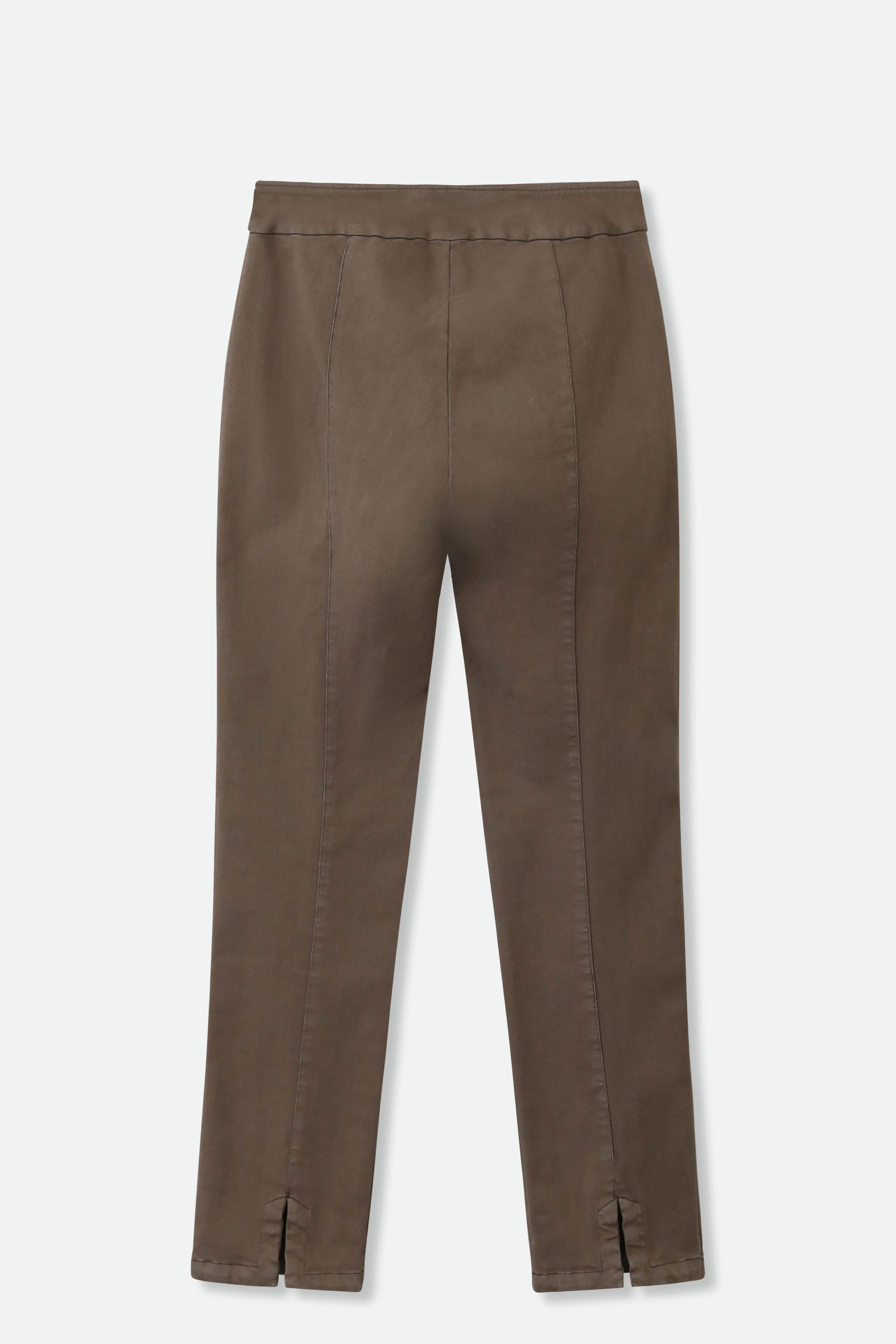 PALLAS BACK SLIT PANT IN GARMENT DYED ITALIAN STRETCH DENIM - Image 7