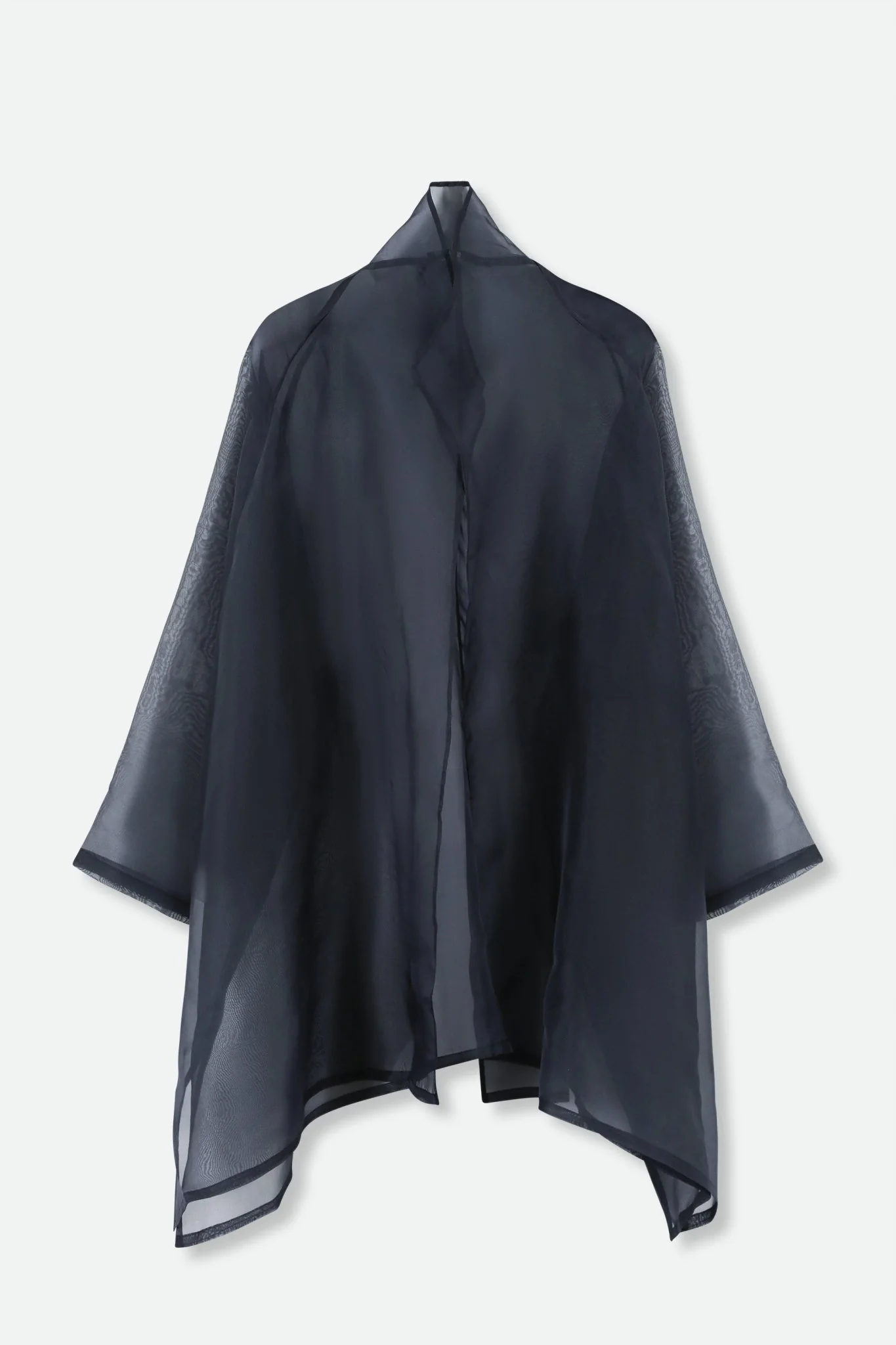 CORTINA IN SILK ORGANZA IN NAVY - Image 2