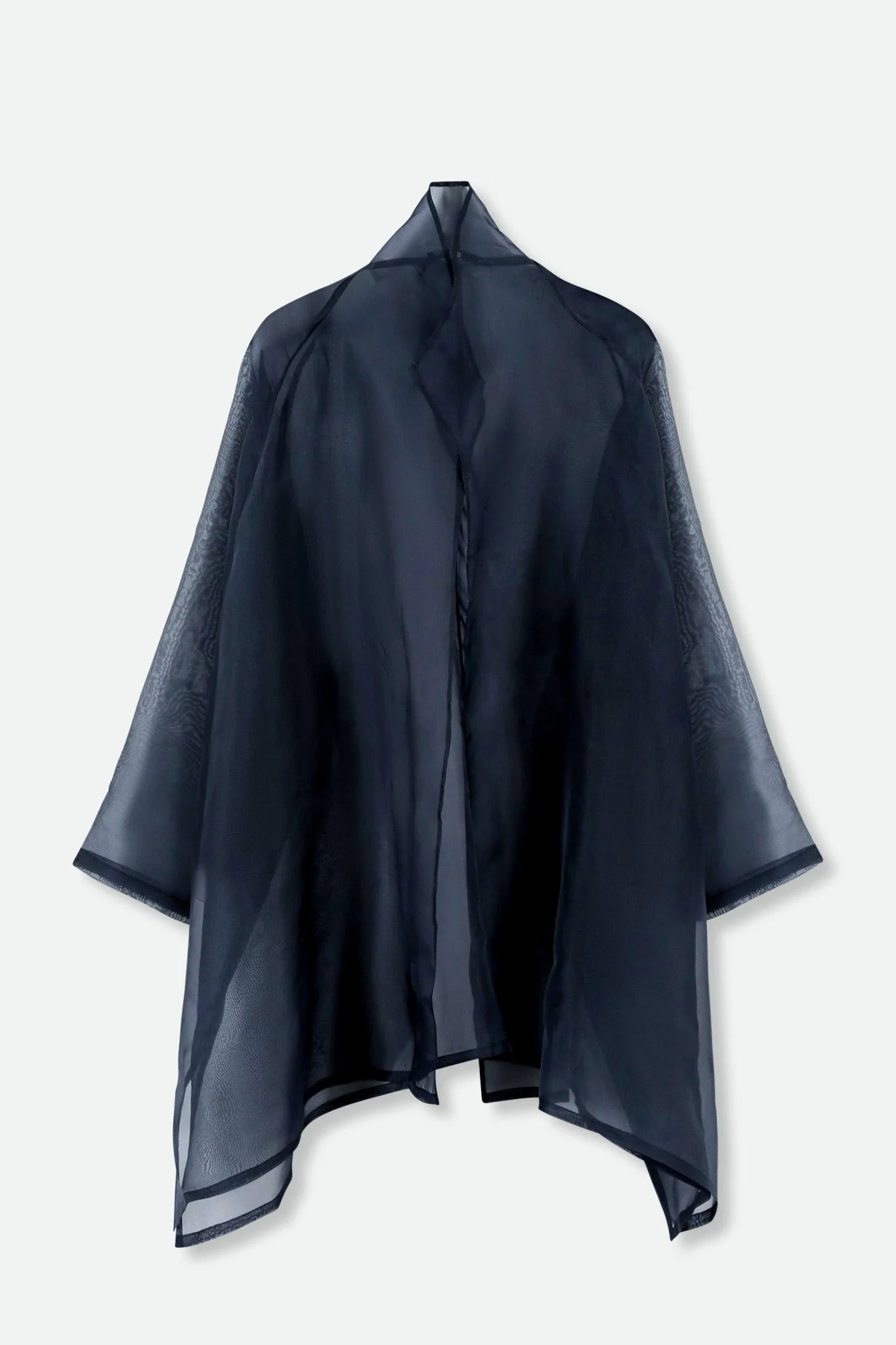 CORTINA IN SILK ORGANZA IN NAVY - Image 5