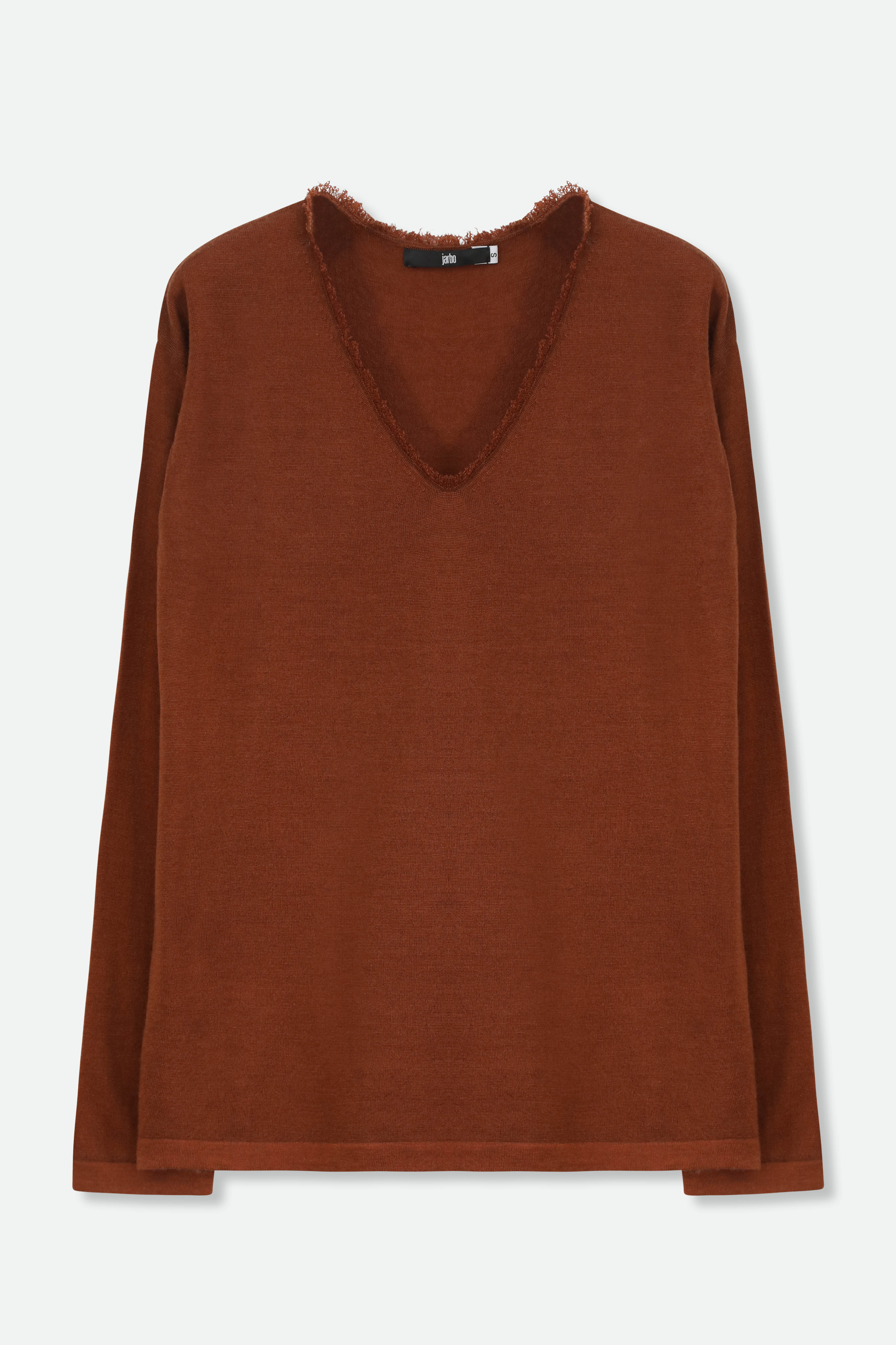 ROWAN OVAL V FRINGE NECK IN HAND-DYED CASHMERE - Image 20