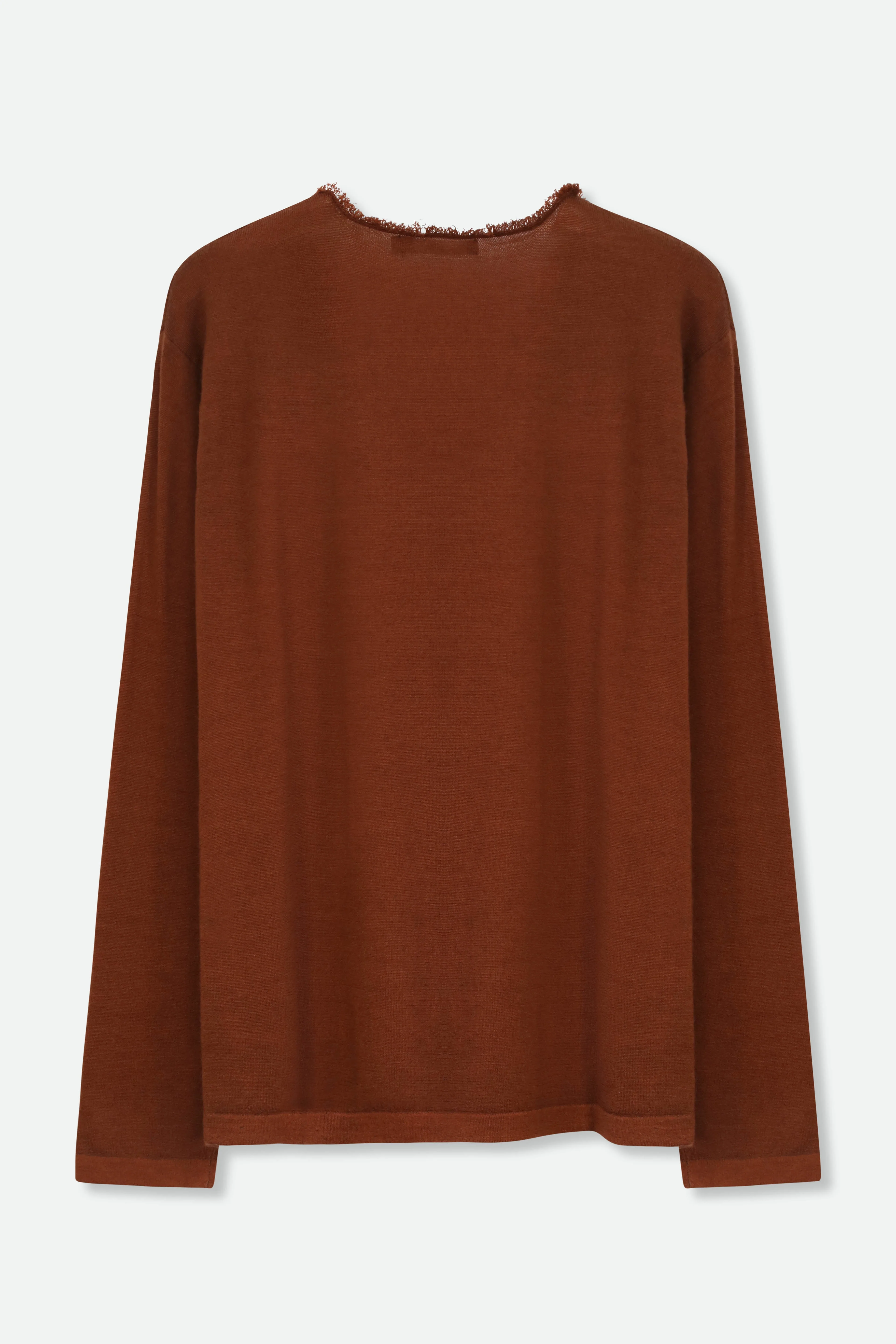 ROWAN OVAL V FRINGE NECK IN HAND-DYED CASHMERE - Image 21