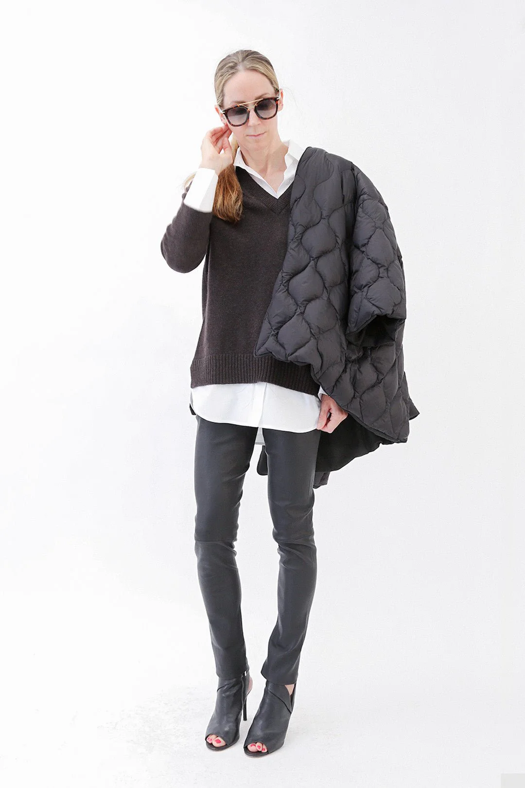 HEIDI REVERSIBLE WOOL & DOWN COAT - Image 4