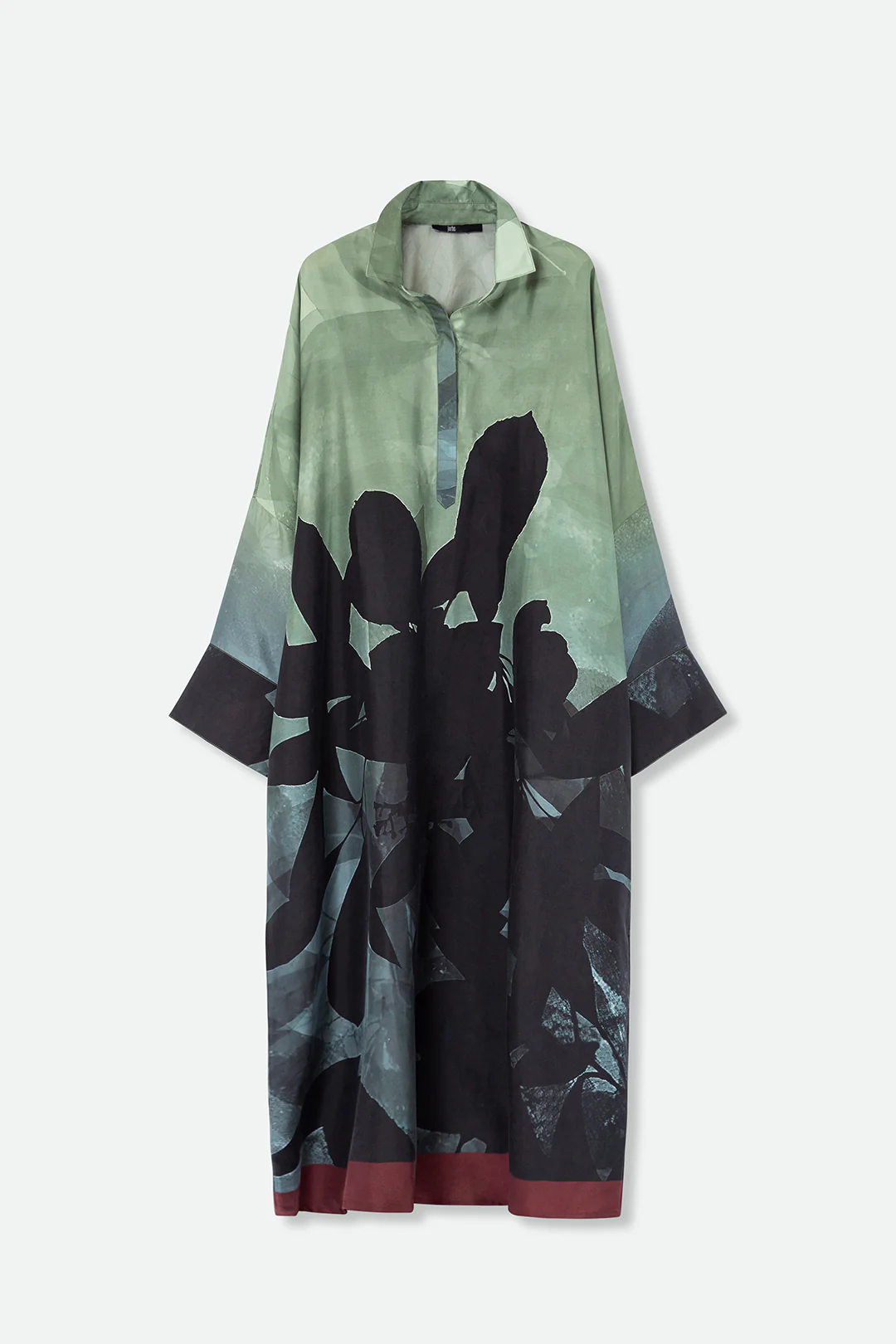 KONA KAFTAN IN SILK TWILL REVES SARCELLE - Image 2