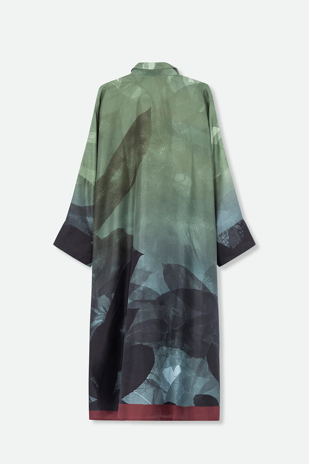 KONA KAFTAN IN SILK TWILL REVES SARCELLE - Image 4