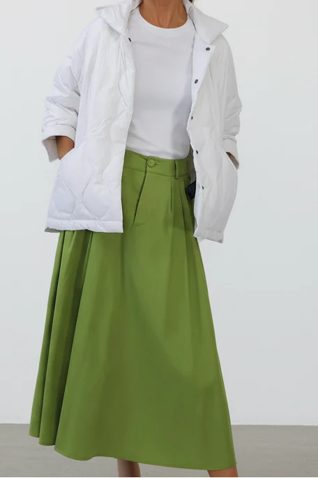 LEA SKIRT IN ITALIAN COTTON