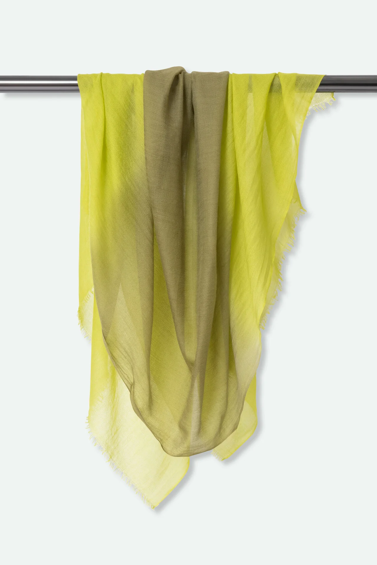 ARMY SAFARI LIGHTWEIGHT SCARF IN HAND DYED CASHMERE